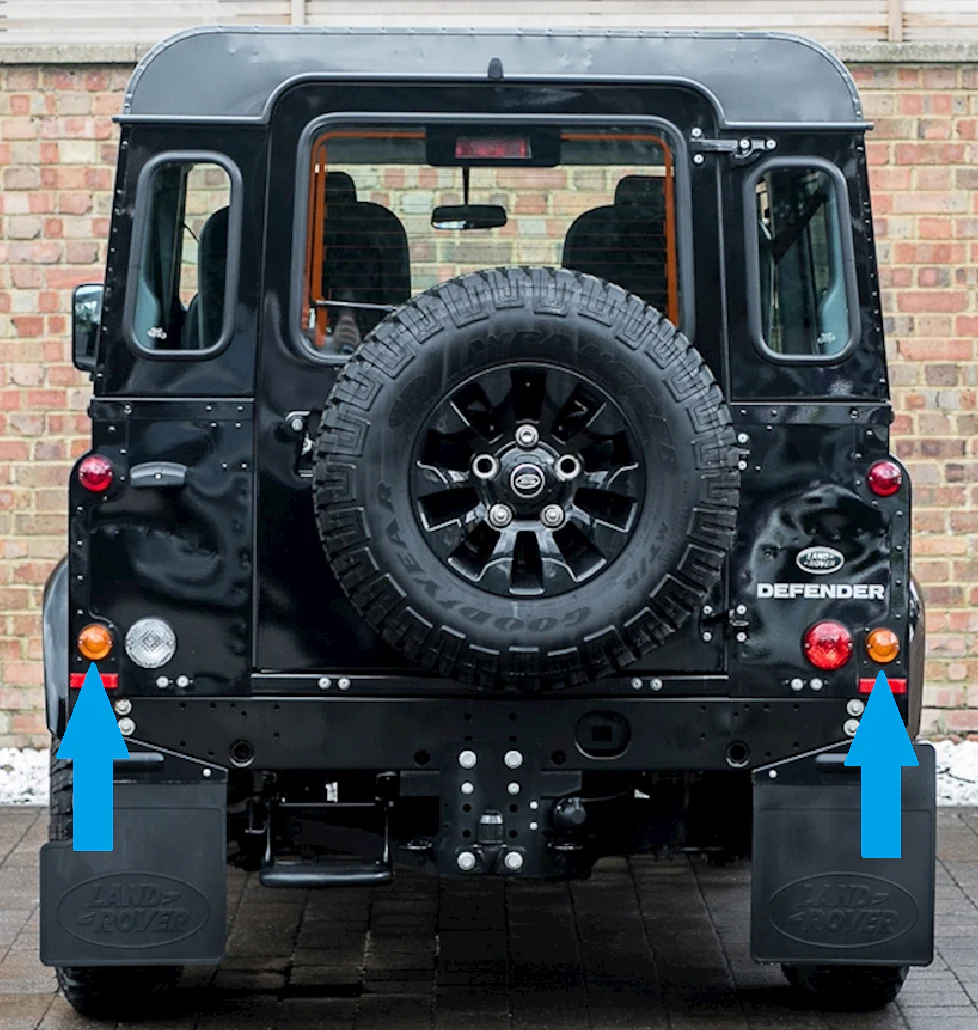 NAS Style LED Orange Indicators for Land Rover Defender - Pair - Image 5