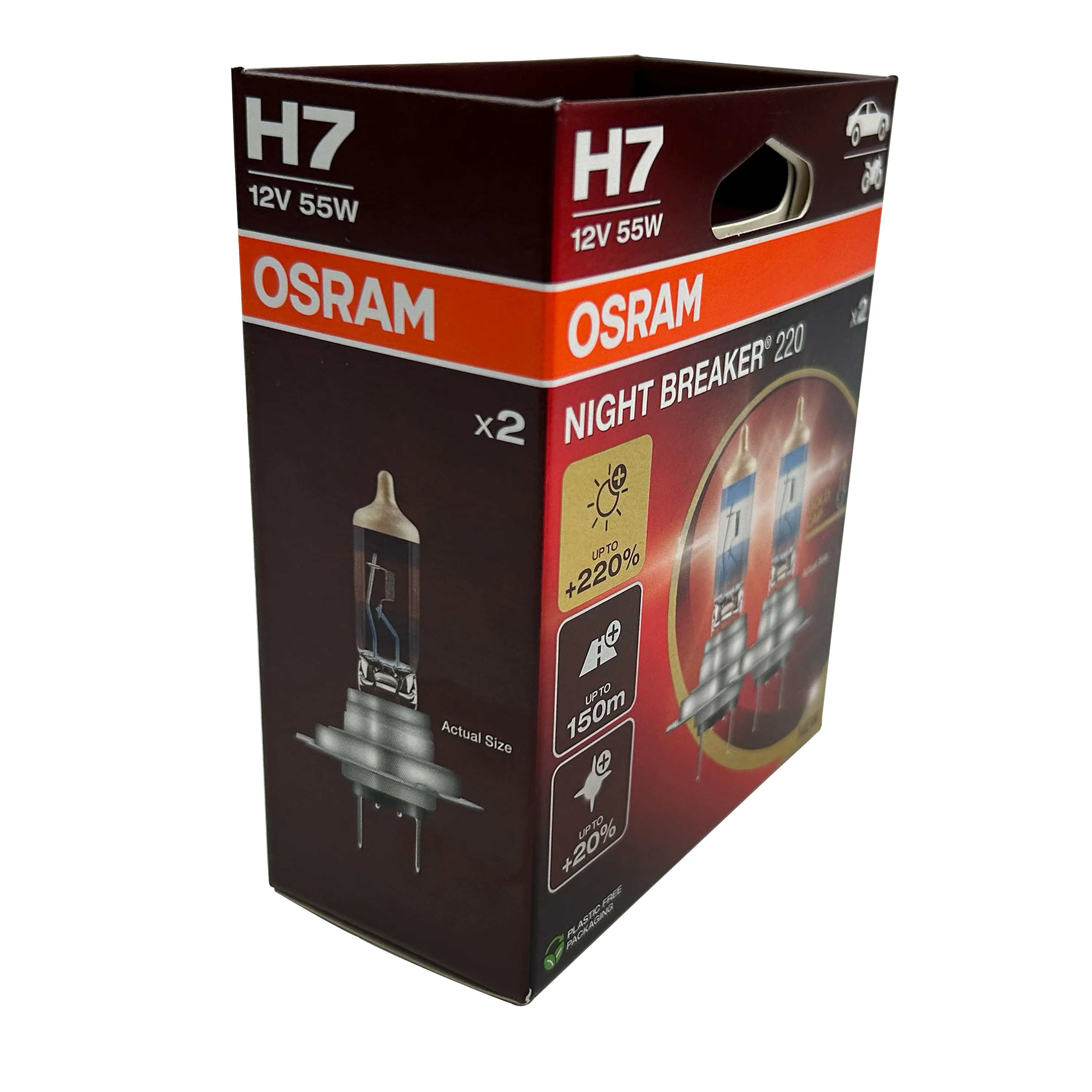 OSRAM H7 High Power Front Fog Lamp Bulbs for Range Rover L322 - Pair - Image 4