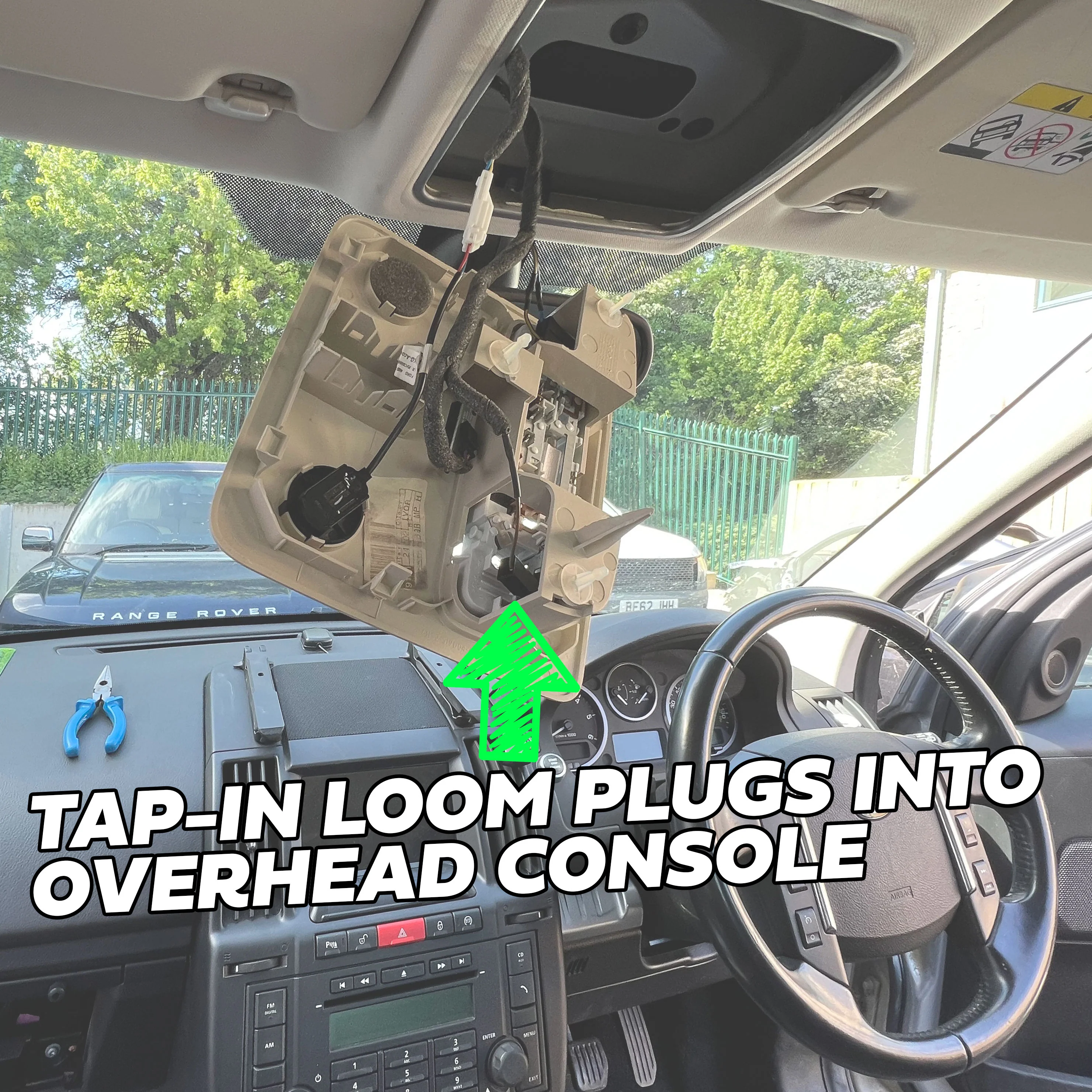 Overhead Console 'Dashcam' Wiring Kit - Tap-in Loom + USB-C Adapter for Freelander 2 (2007-2012) - Image 3