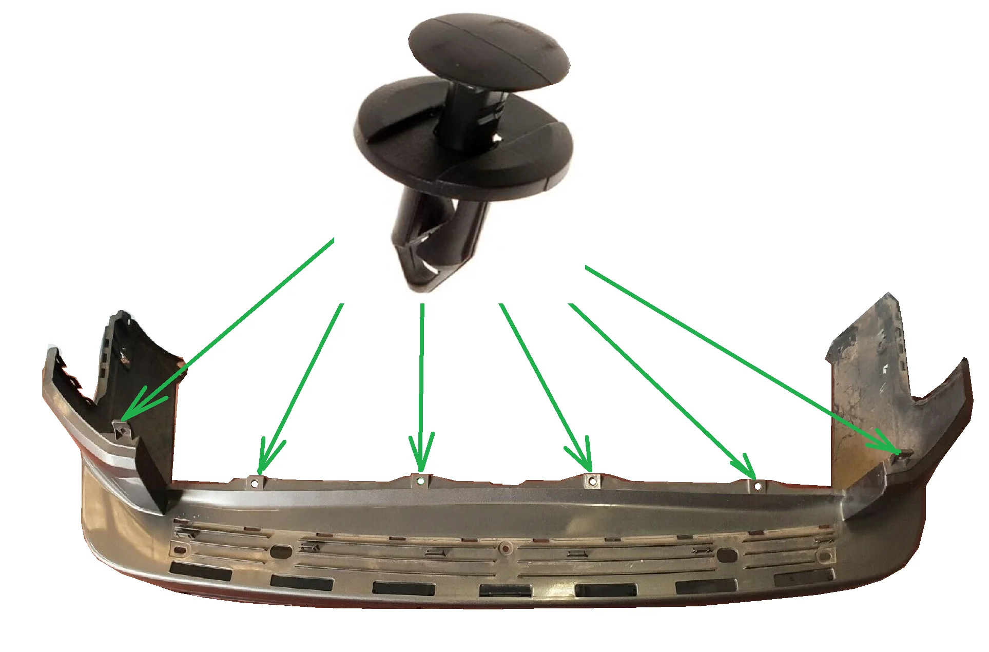 Push Rivet Fixing Clips - x6 for Land Rover Discovery 3/4 - Image 3