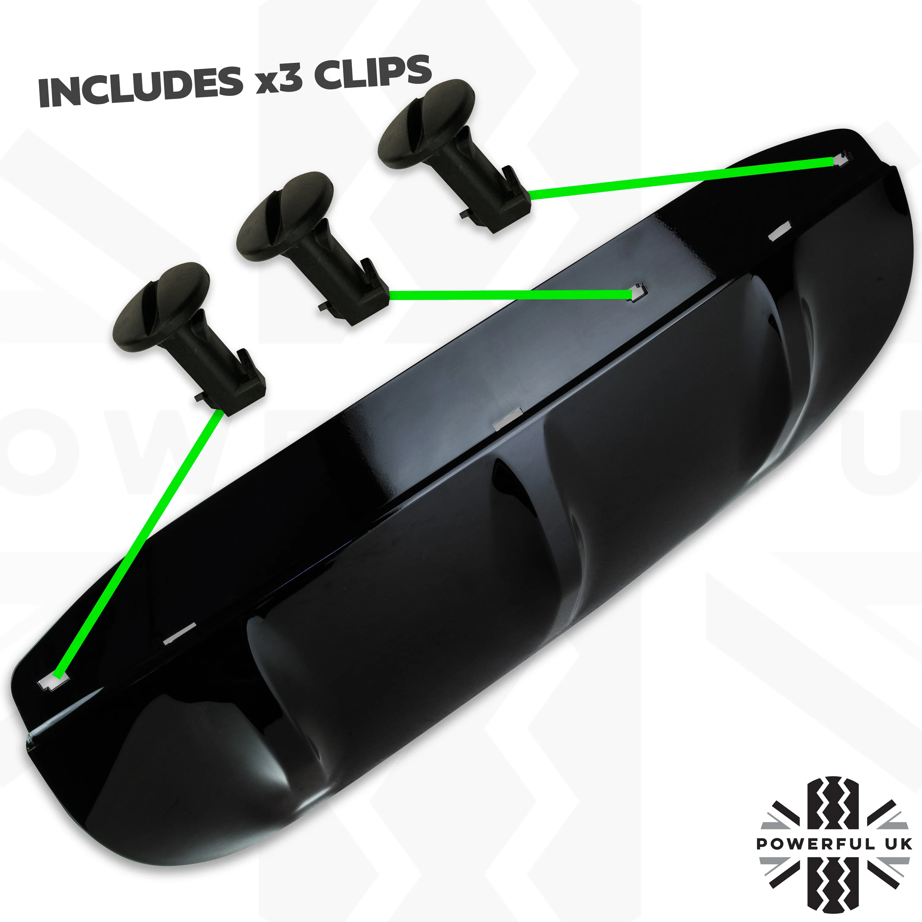 "R-Dynamic Style" Rear Tow Eye Cover for Range Rover Velar   - Gloss Black - Image 5