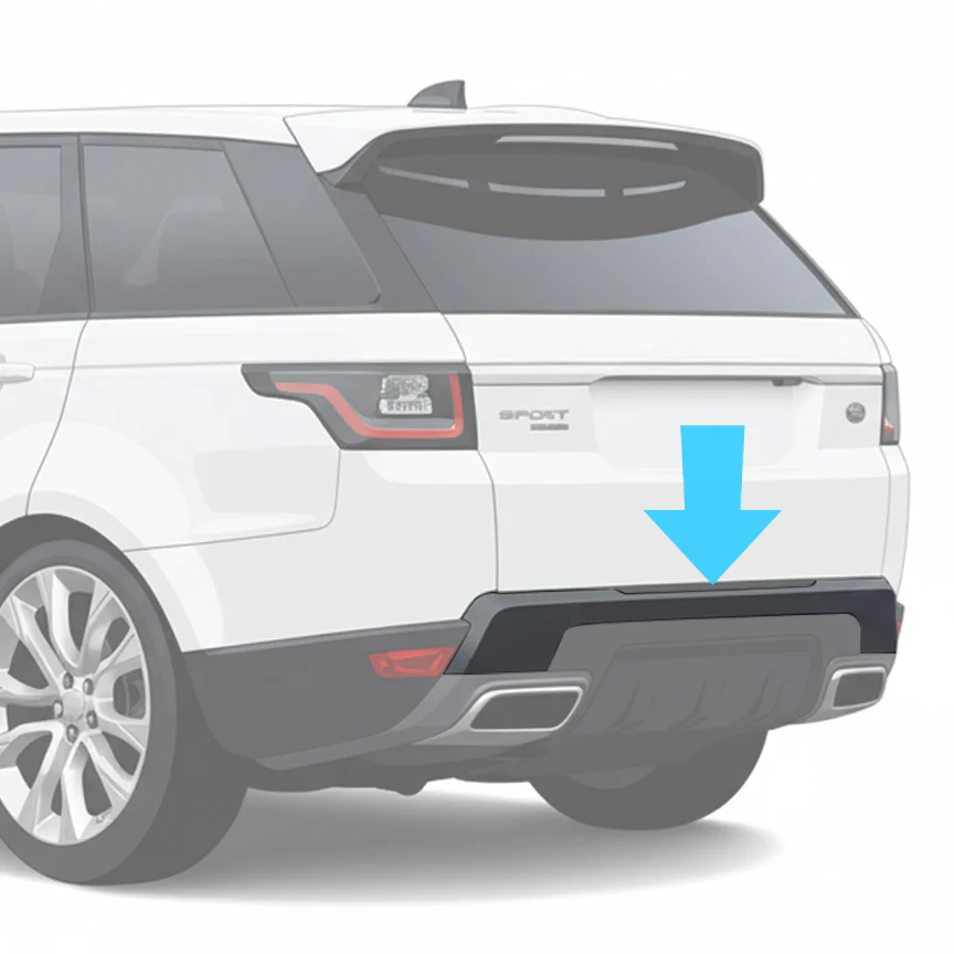 Rear Bumper Centre Trim for Range Rover Sport L494 2018-22 - Image 3