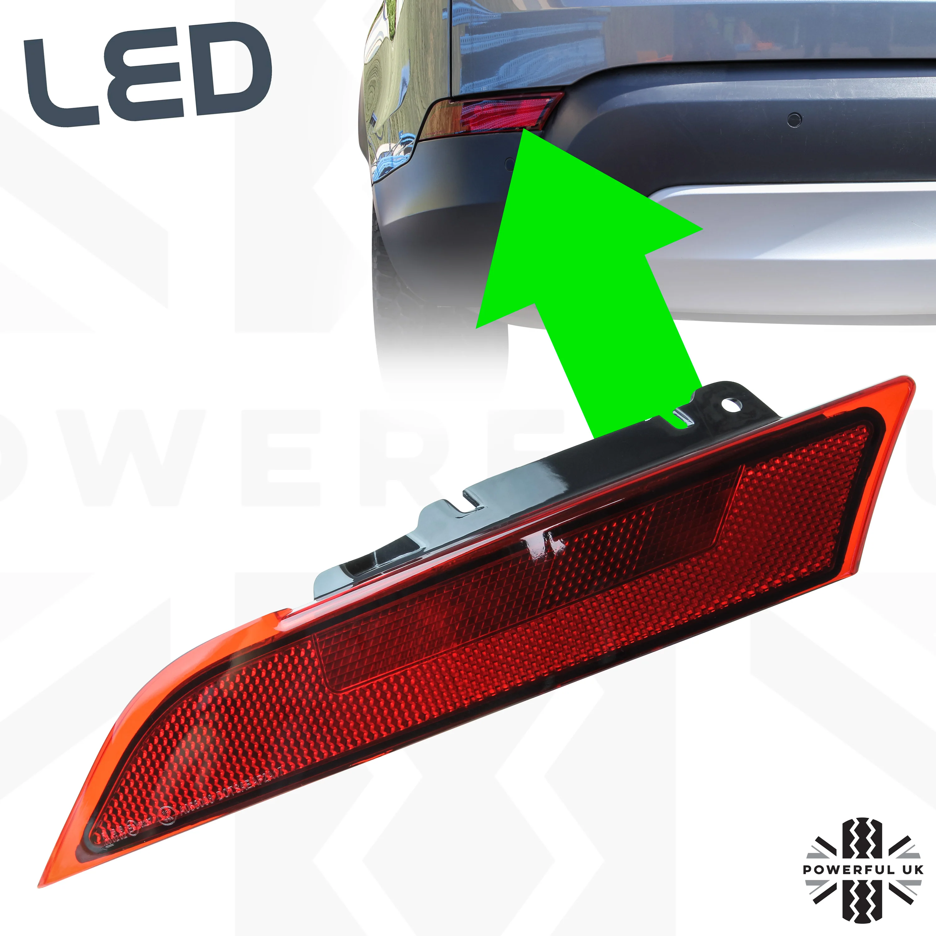 Aftermarket Rear Bumper Fog Lamp for Land Rover Discovery 5 - LH - Image 6