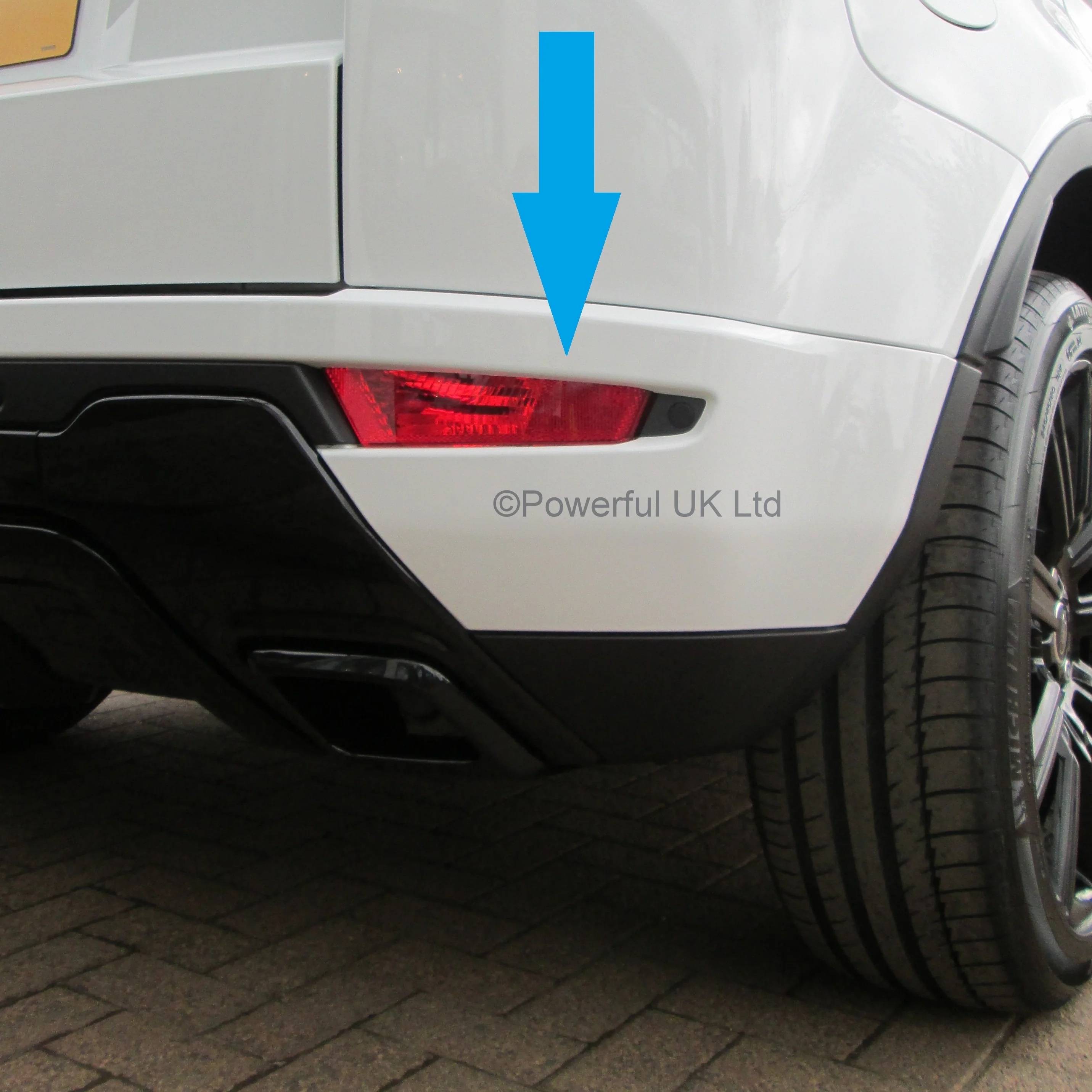 Genuine Rear Bumper Fog Lamp for Range Rover Evoque - Right