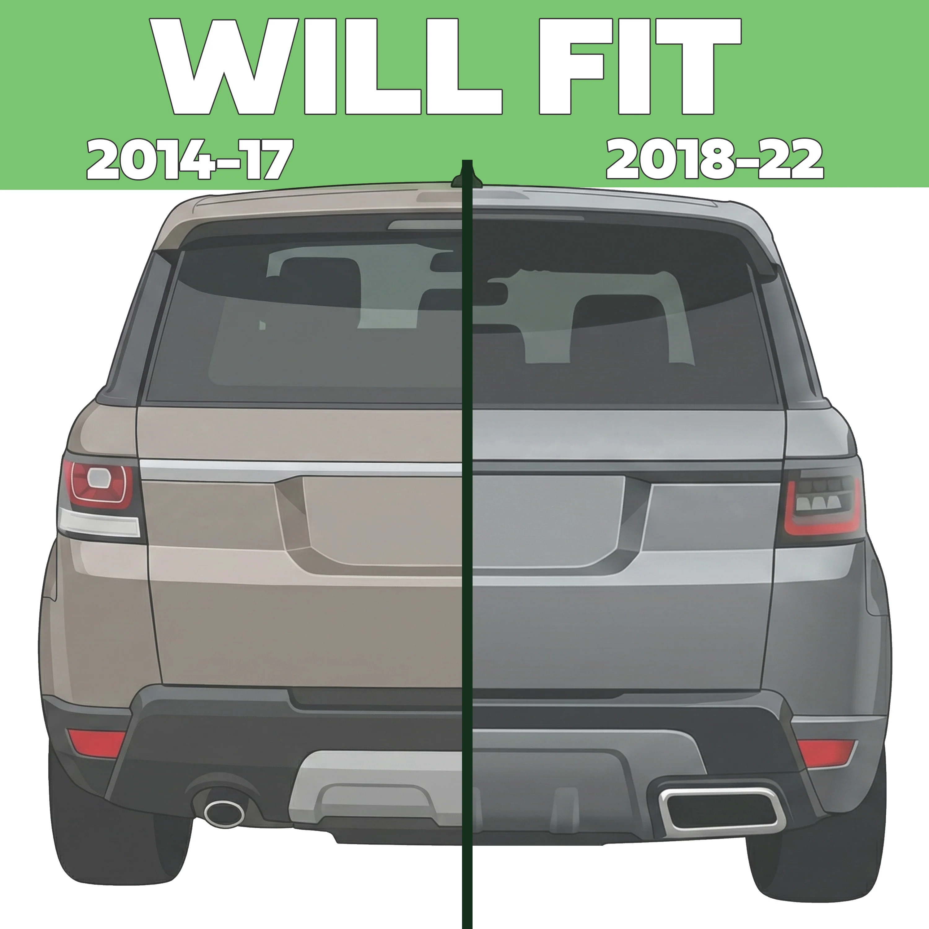 Aftermarket Rear Bumper Fog Light for Range Rover Sport L494 - RH - Image 6