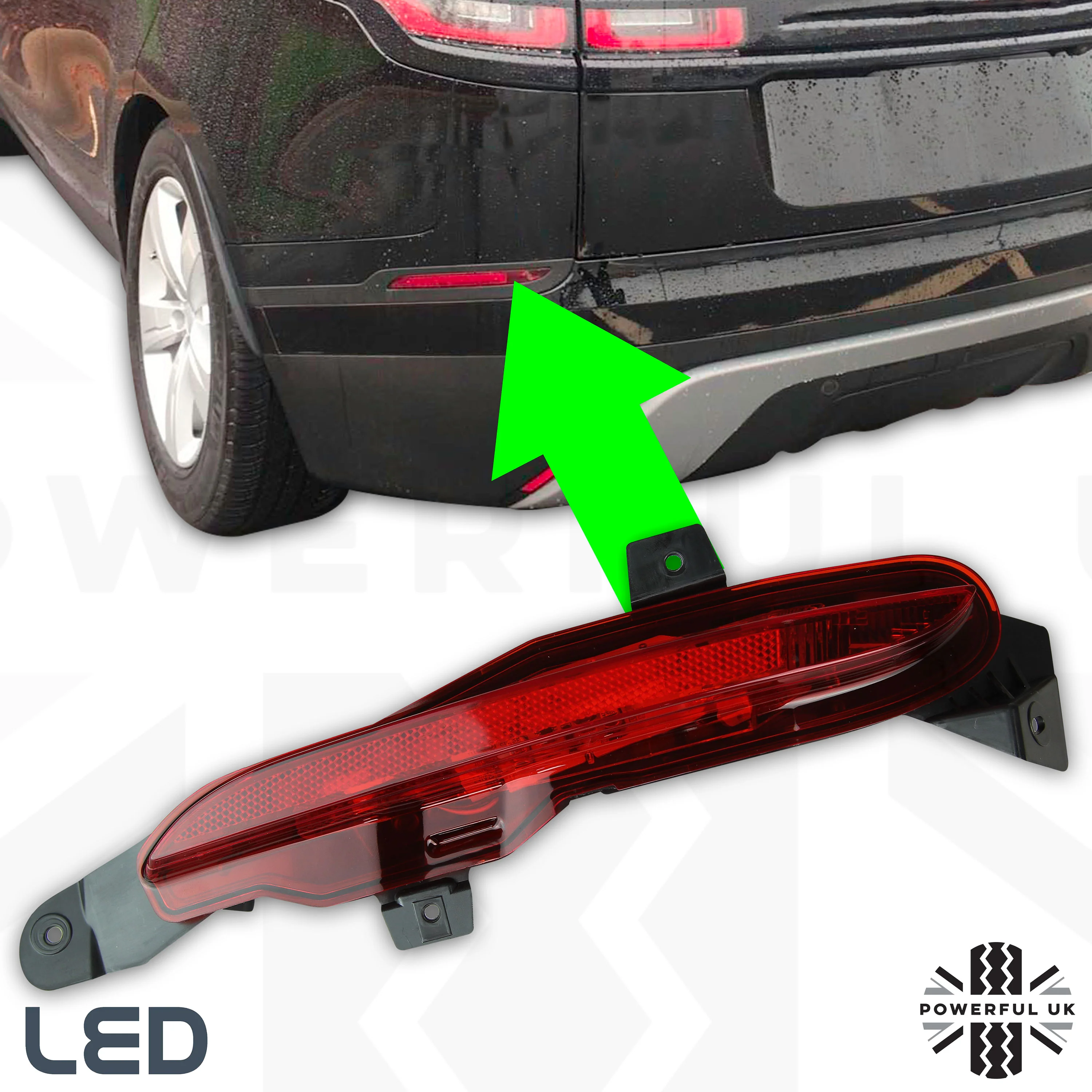 Rear Bumper Fog Light for Range Rover Velar - LH - Image 5