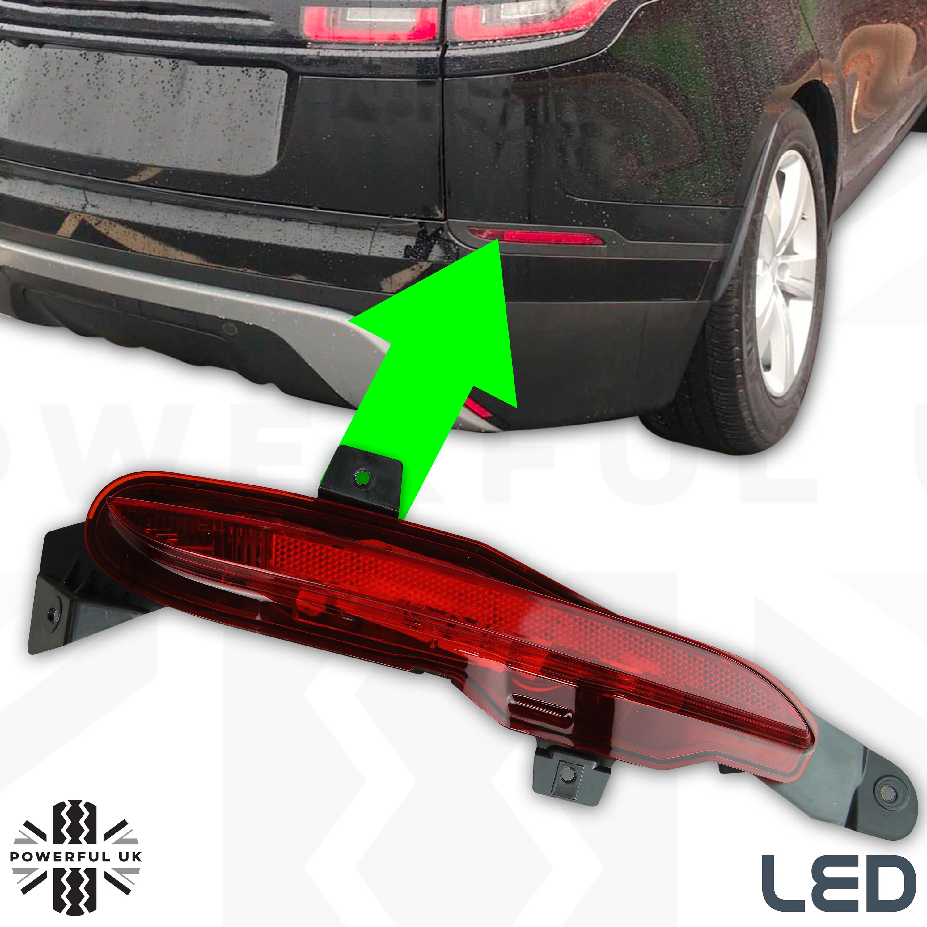 Rear Bumper Fog Light for Range Rover Velar - RH - Image 5