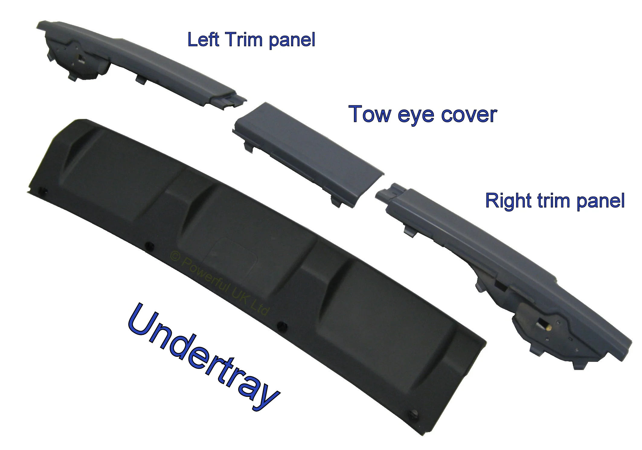 Rear Bumper (including undertray, trim panels for Range Rover L322 "Exterior Design Pack" - Aftermarket - Image 6