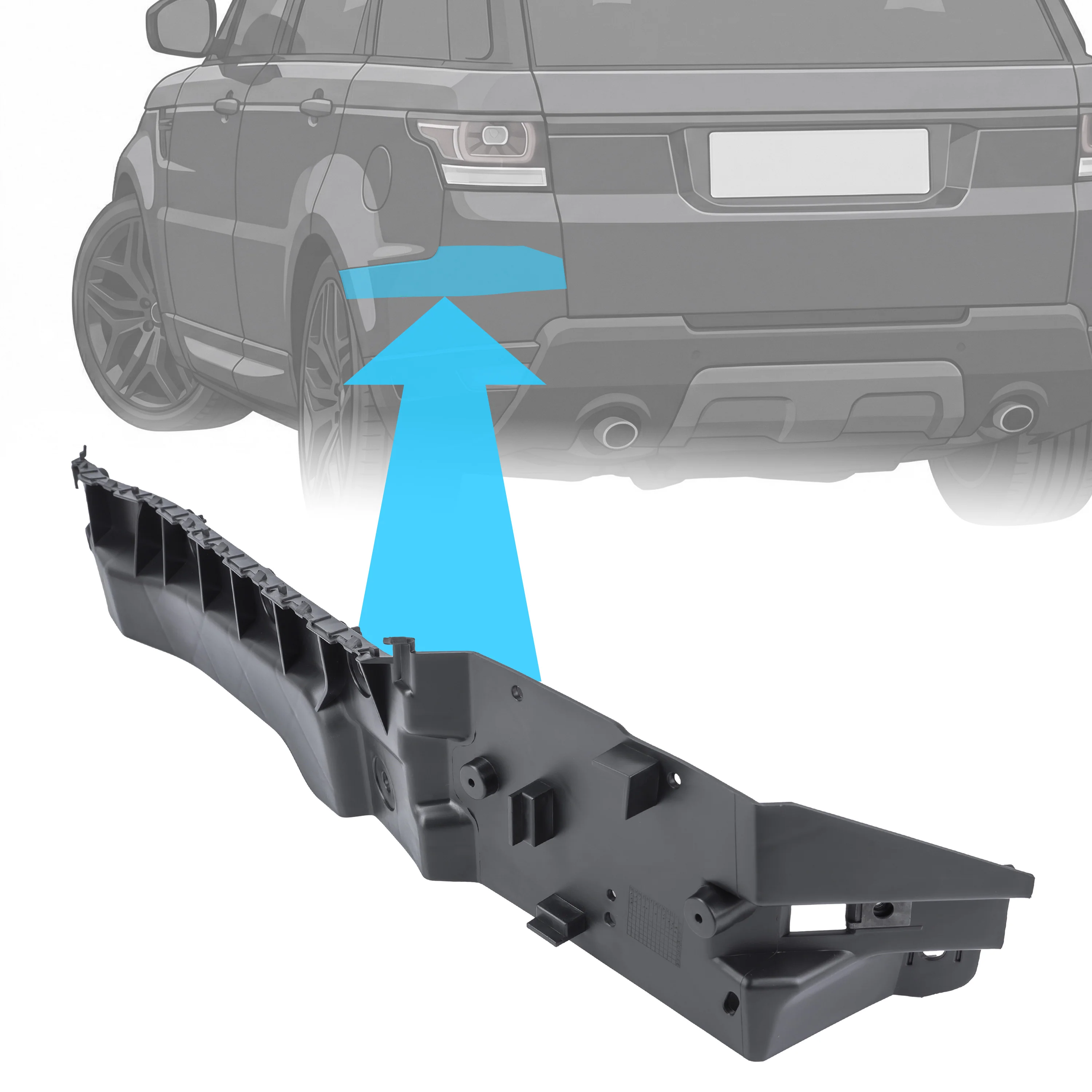 Rear Bumper Mounting Bracket for Range Rover Sport L494 - Left
