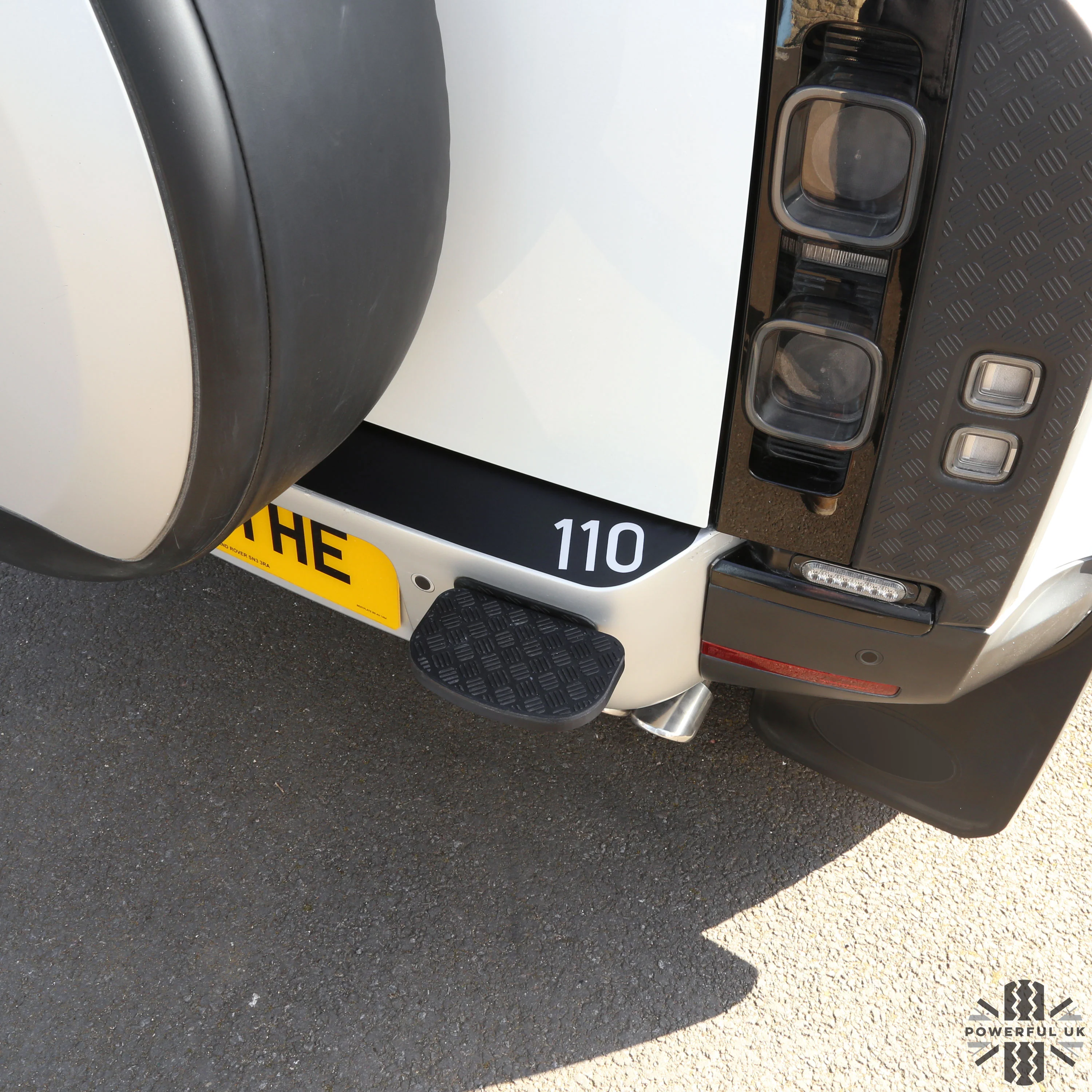 Rear Bumper Protection Decal for Land Rover Defender L663 - with 110 emblem - Image 5