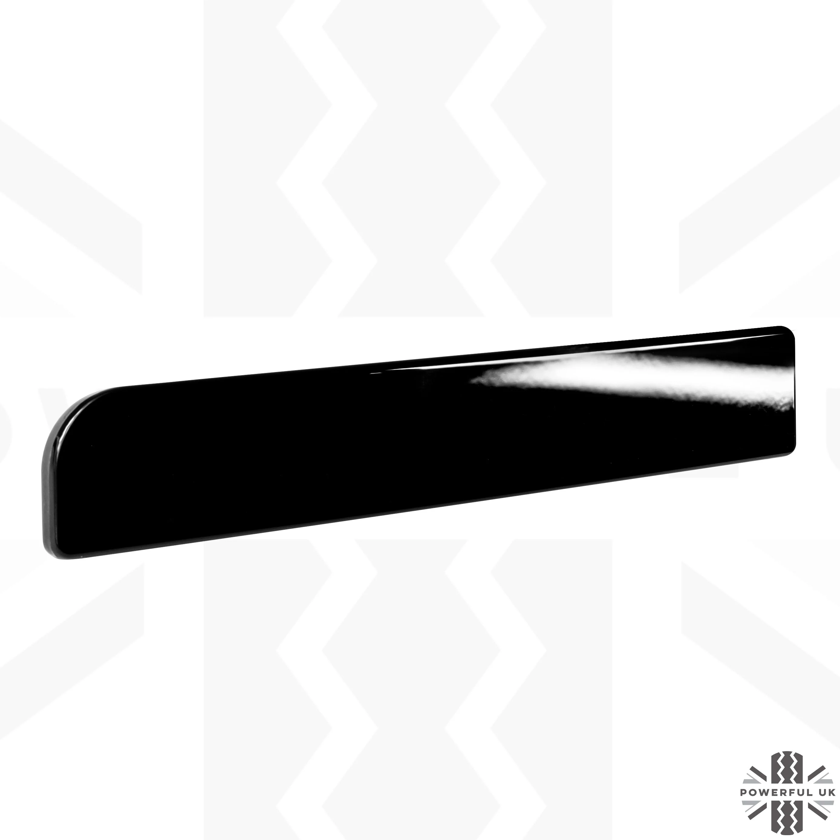 Rear Bumper Recess Insert (Upper Section) for Land Rover Defender L663 - Gloss Black - LEFT - Image 3