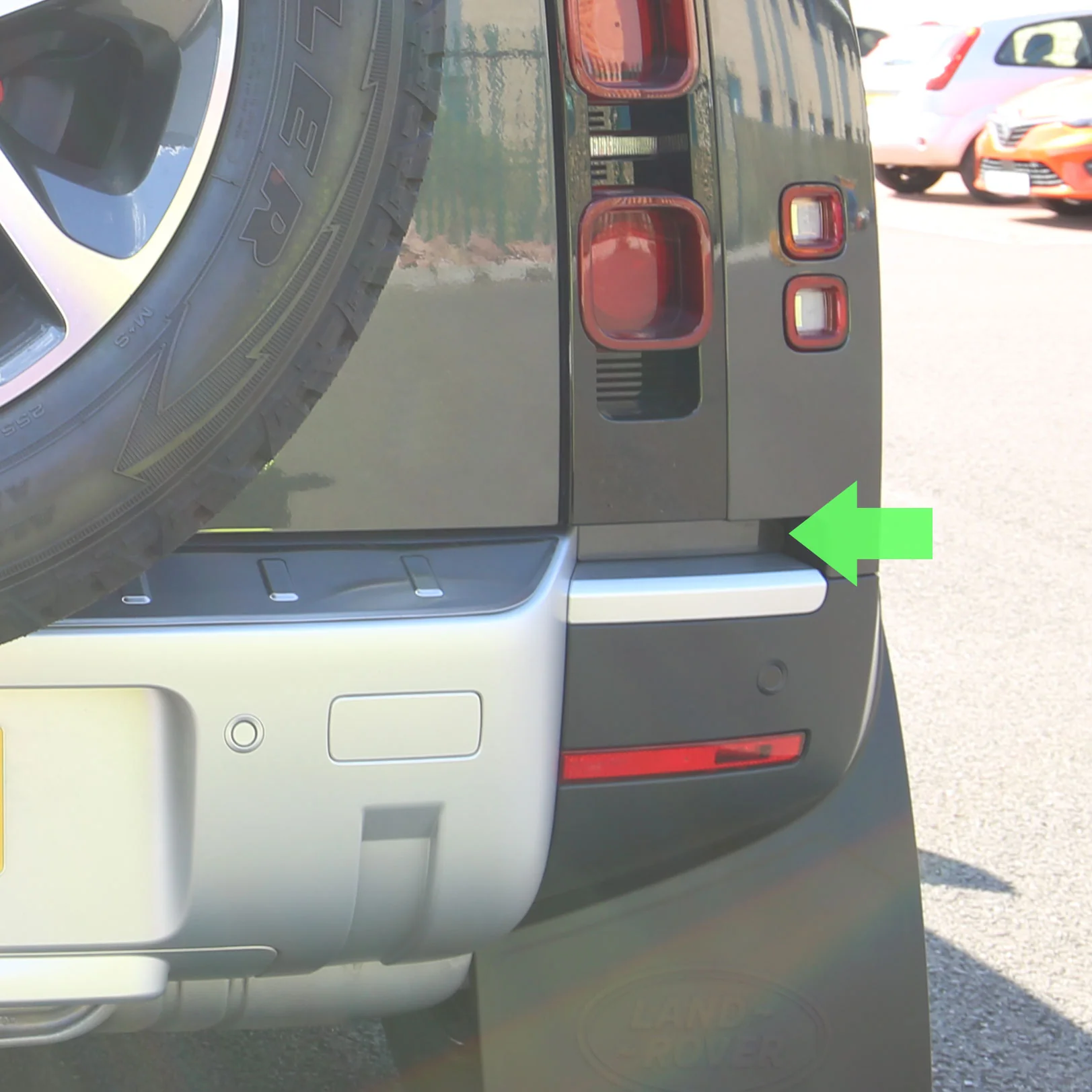 Rear Bumper Recess Insert (Upper Section) for Land Rover Defender L663 - RIGHT - Image 2