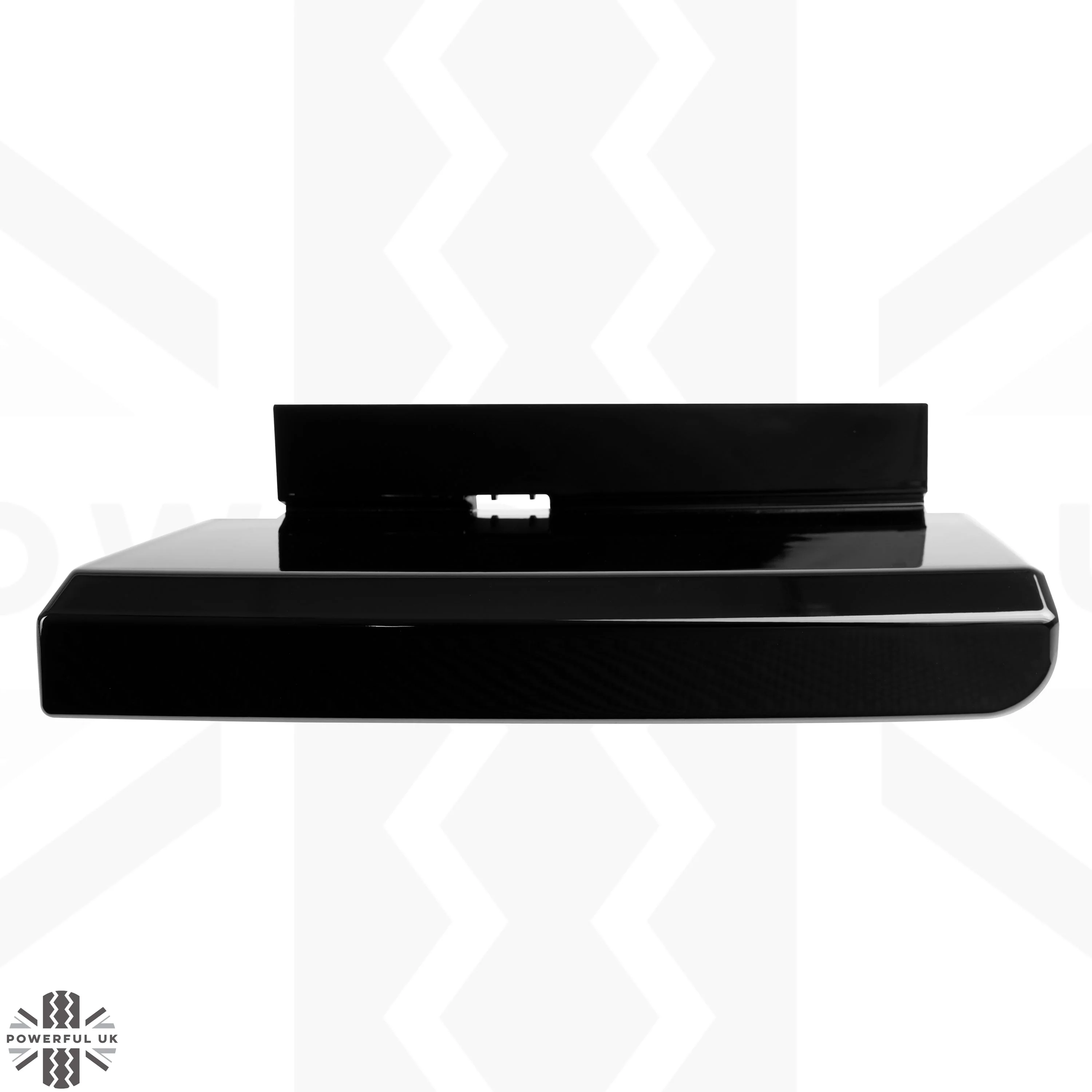 Rear Bumper Recess Trim (Lower Section) for Land Rover Defender L663 in Gloss Black - RIGHT - Image 2