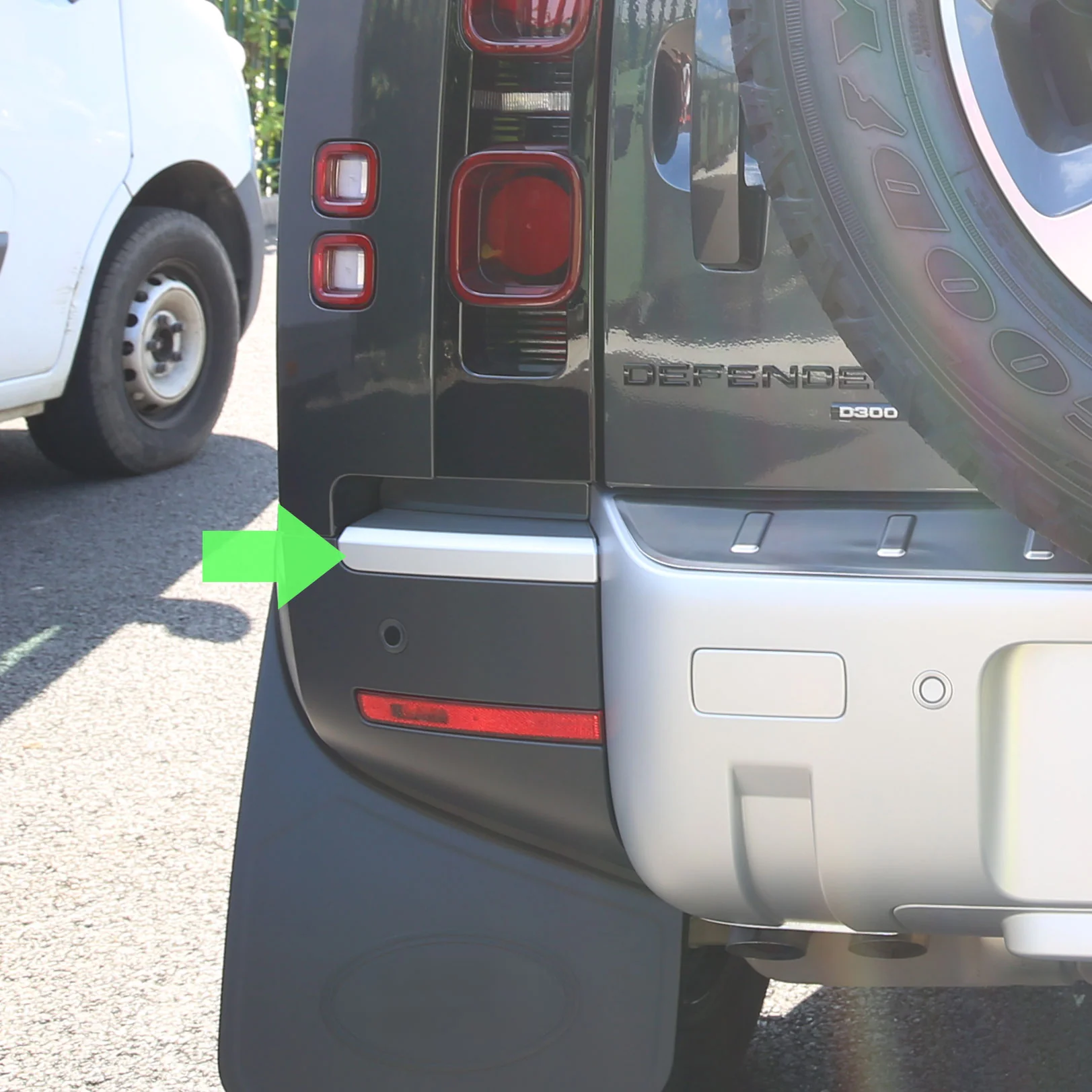 Rear Bumper Recess Trim (Lower Section) for Land Rover Defender L663 - LEFT - Image 2