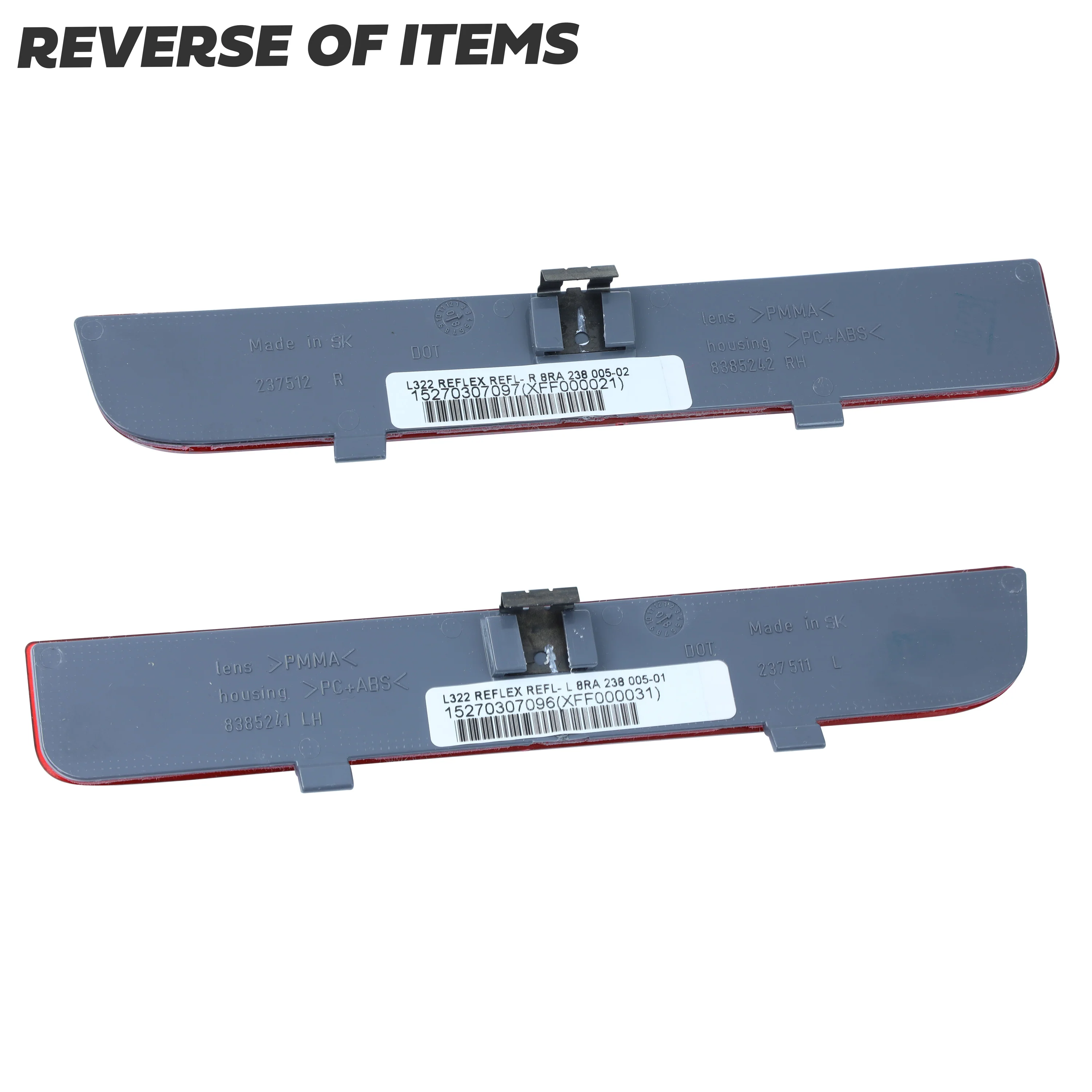Rear Bumper Reflectors for Range Rover L322 - Genuine - PAIR - Image 8
