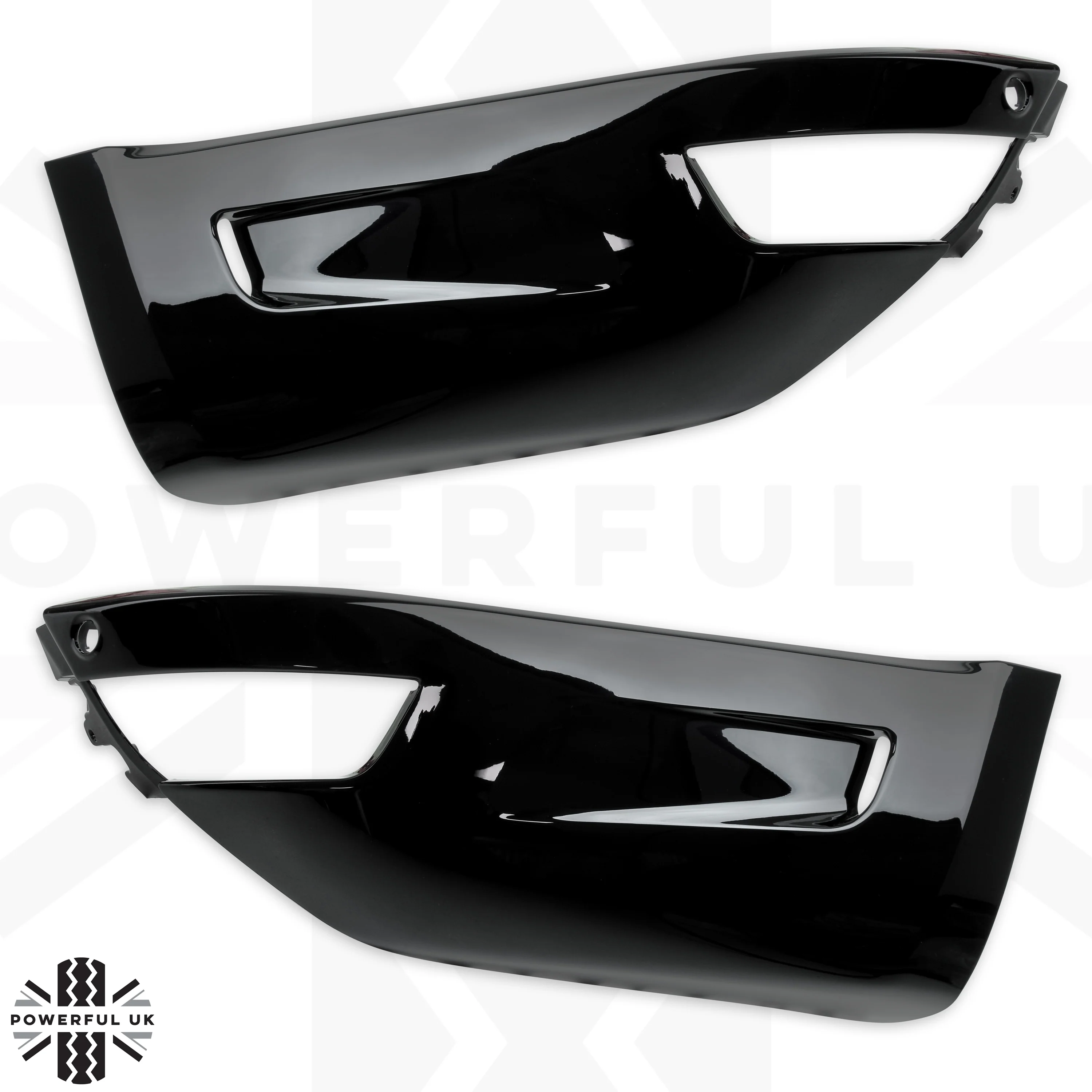 Rear Bumper Side Mouldings "R-Dynamic Design" for Range Rover Sport L494 (2014-17) - Gloss Black - Image 3