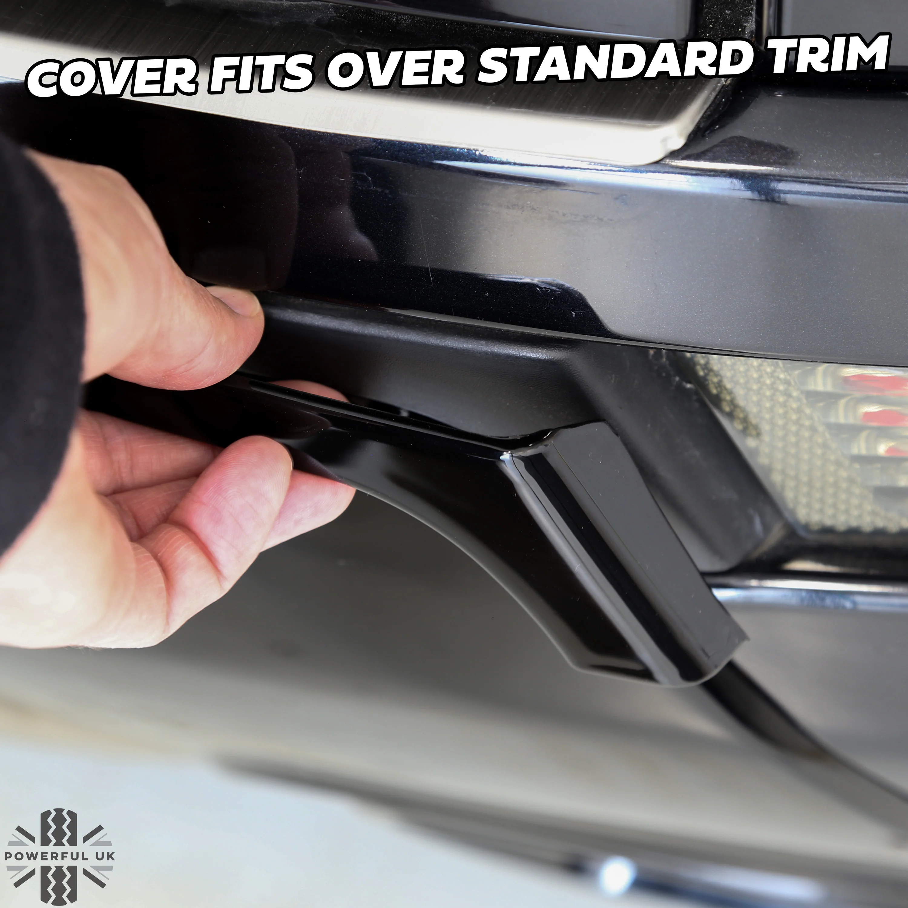 Rear Bumper Trim Strip (Dynamic models only) - Gloss Black for Range Rover Evoque - Image 8