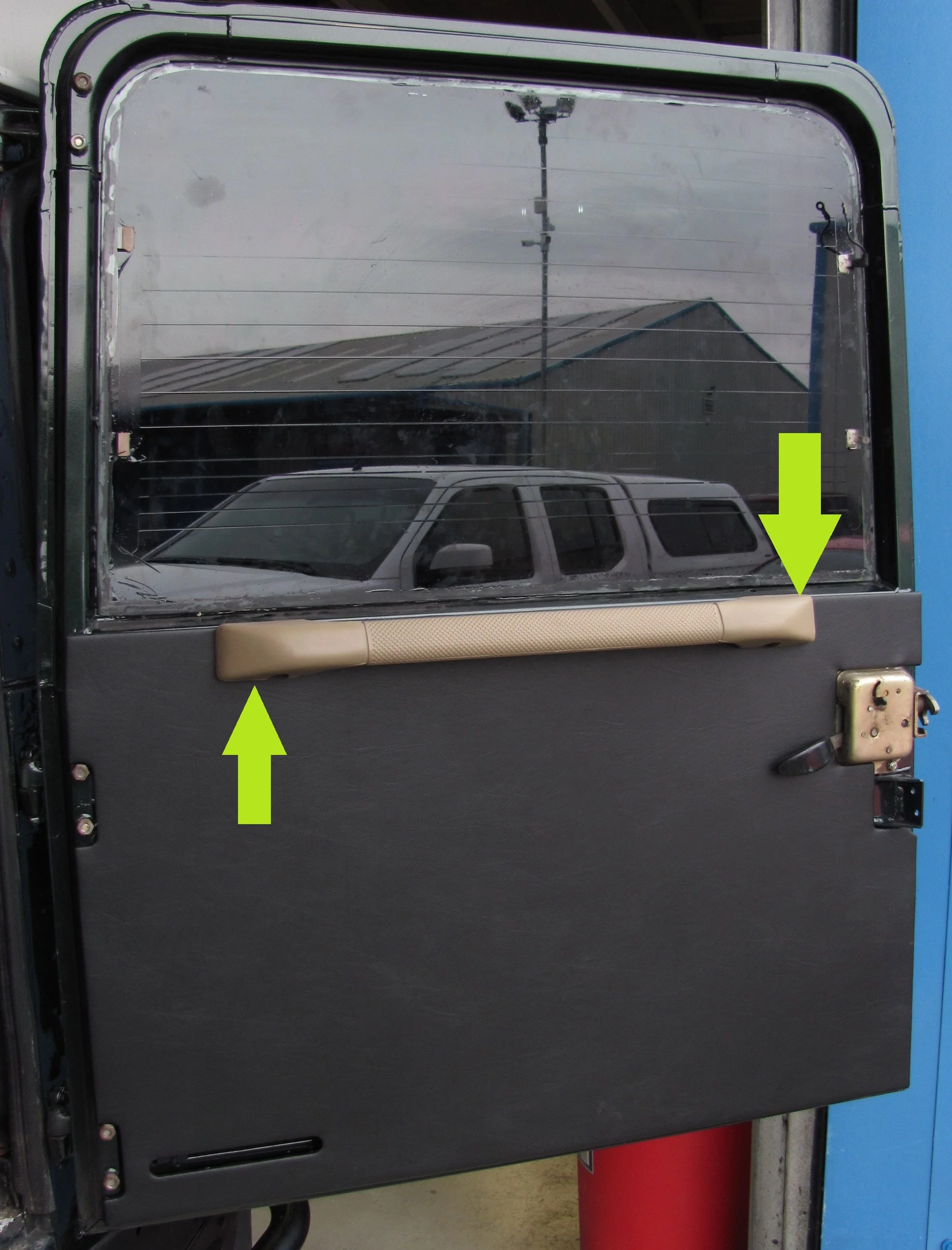 Rear Door Grab Handle - Tan - for Land Rover Defender - Image 6