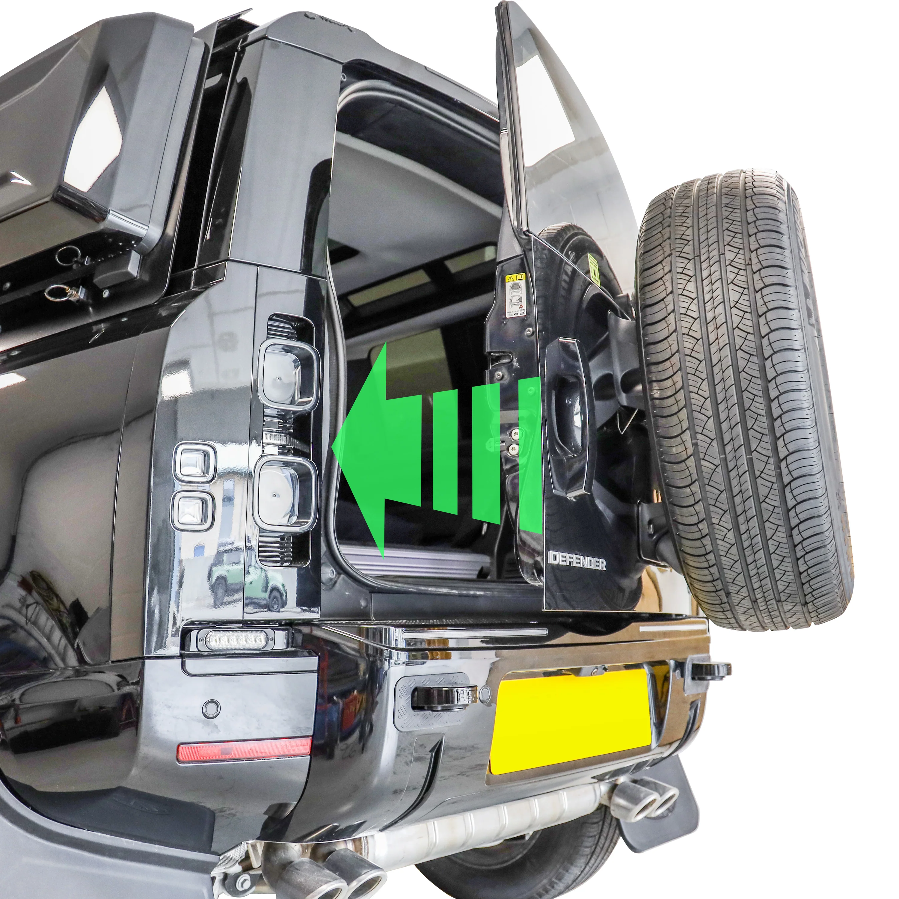 Rear Door Soft Close Retrofit Kit for Land Rover Defender L663 with Aftermarket Latch/Actuator - Image 2