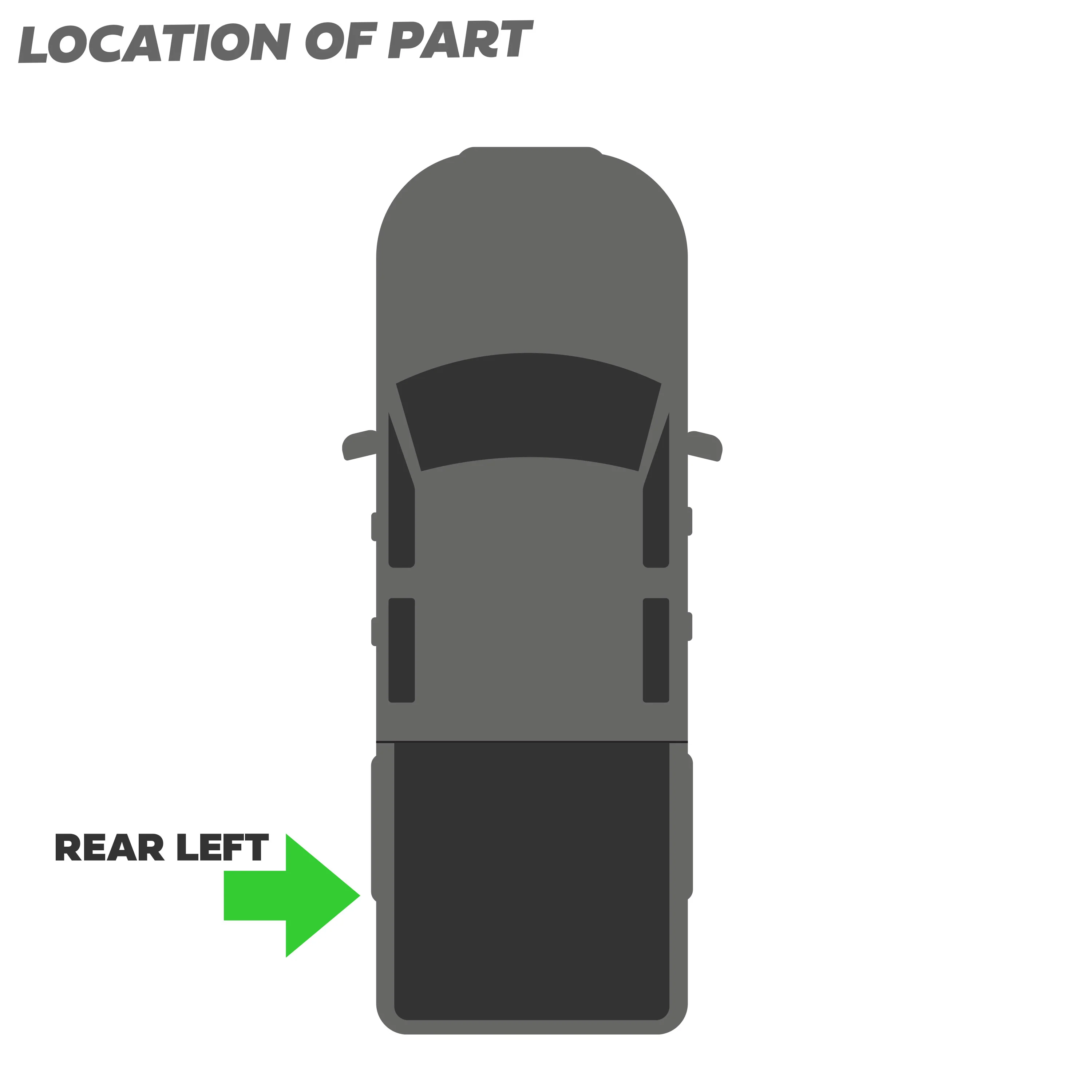 Rear Left Mudflap for Nissan Navara D40 - Image 3