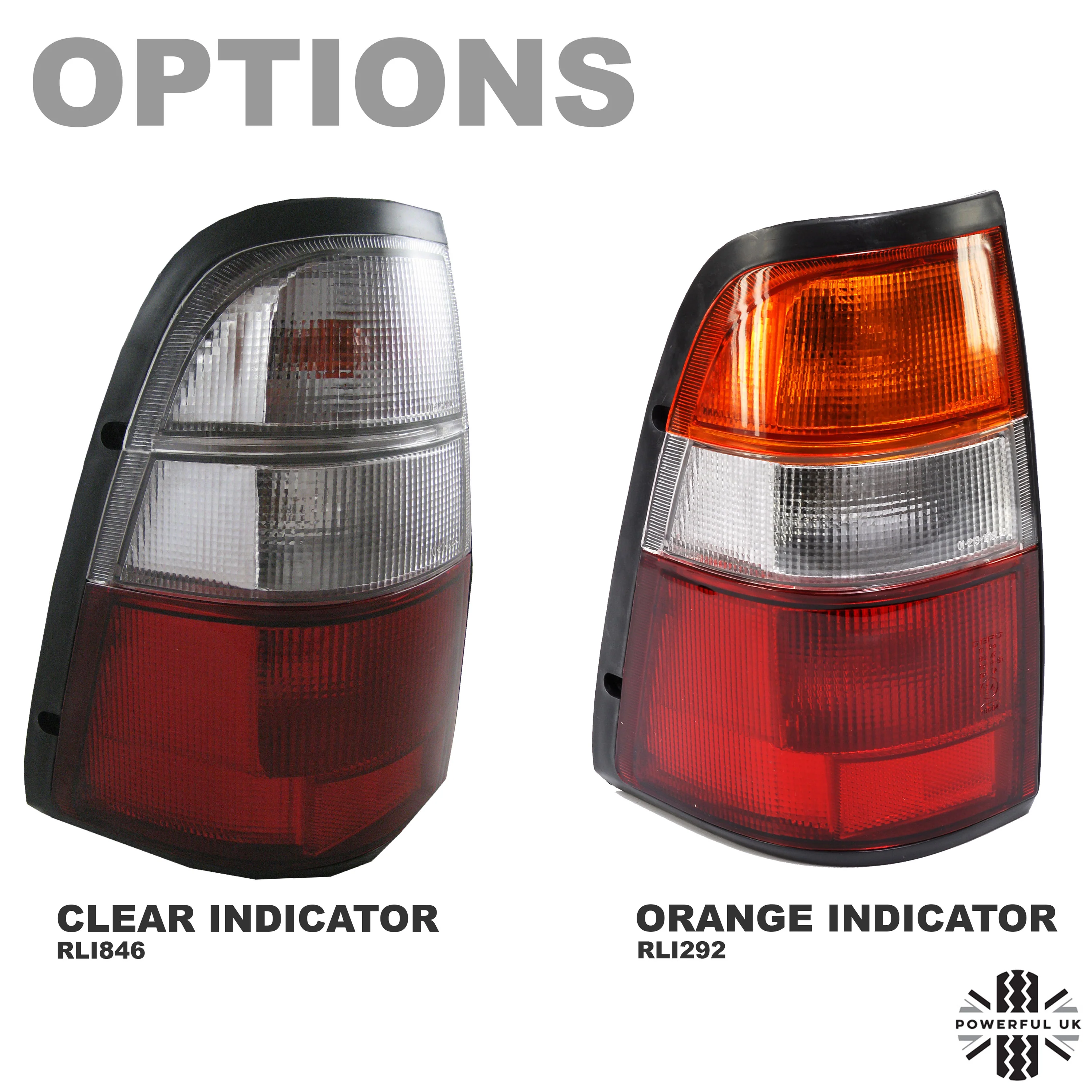 Rear Light Assembly Isuzu TF - Orange Indicator Lens - RH - Image 5