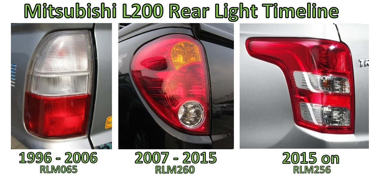 Rear Light + Bulbs + Loom - LH - for Mitsubishi L200 2016+ - Image 8