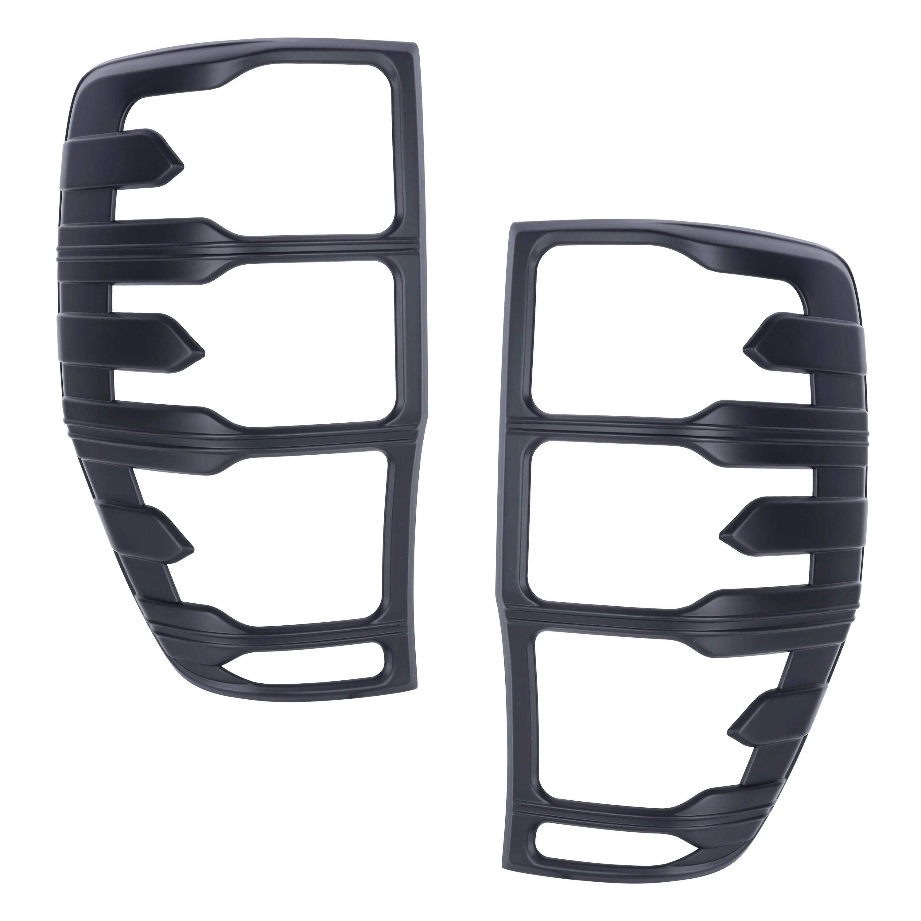 Rear Light Covers - Black - for Ford Ranger 2012-22