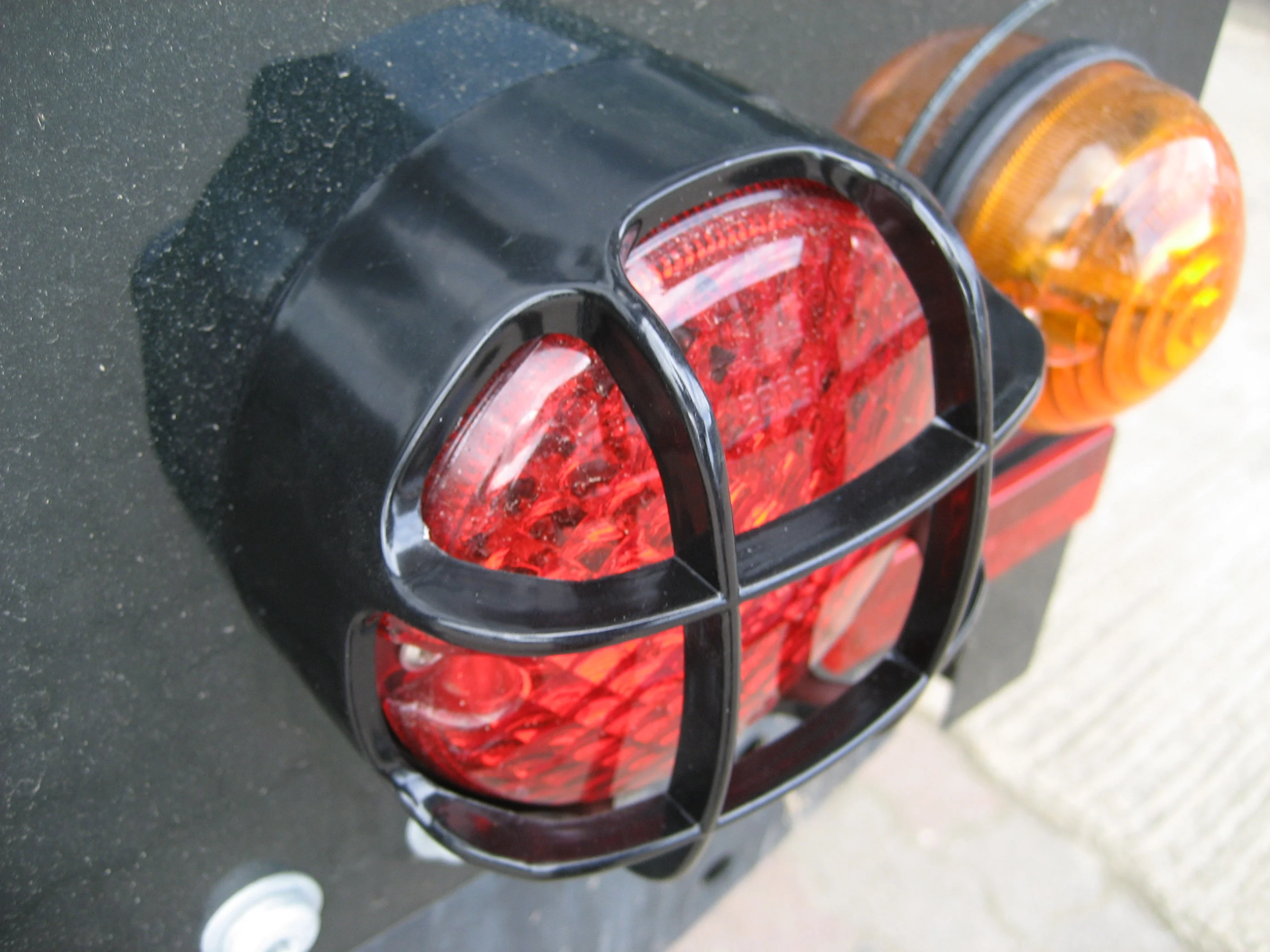 Rear Light Guard in Black for Land Rover Defender NAS lamp - Image 4