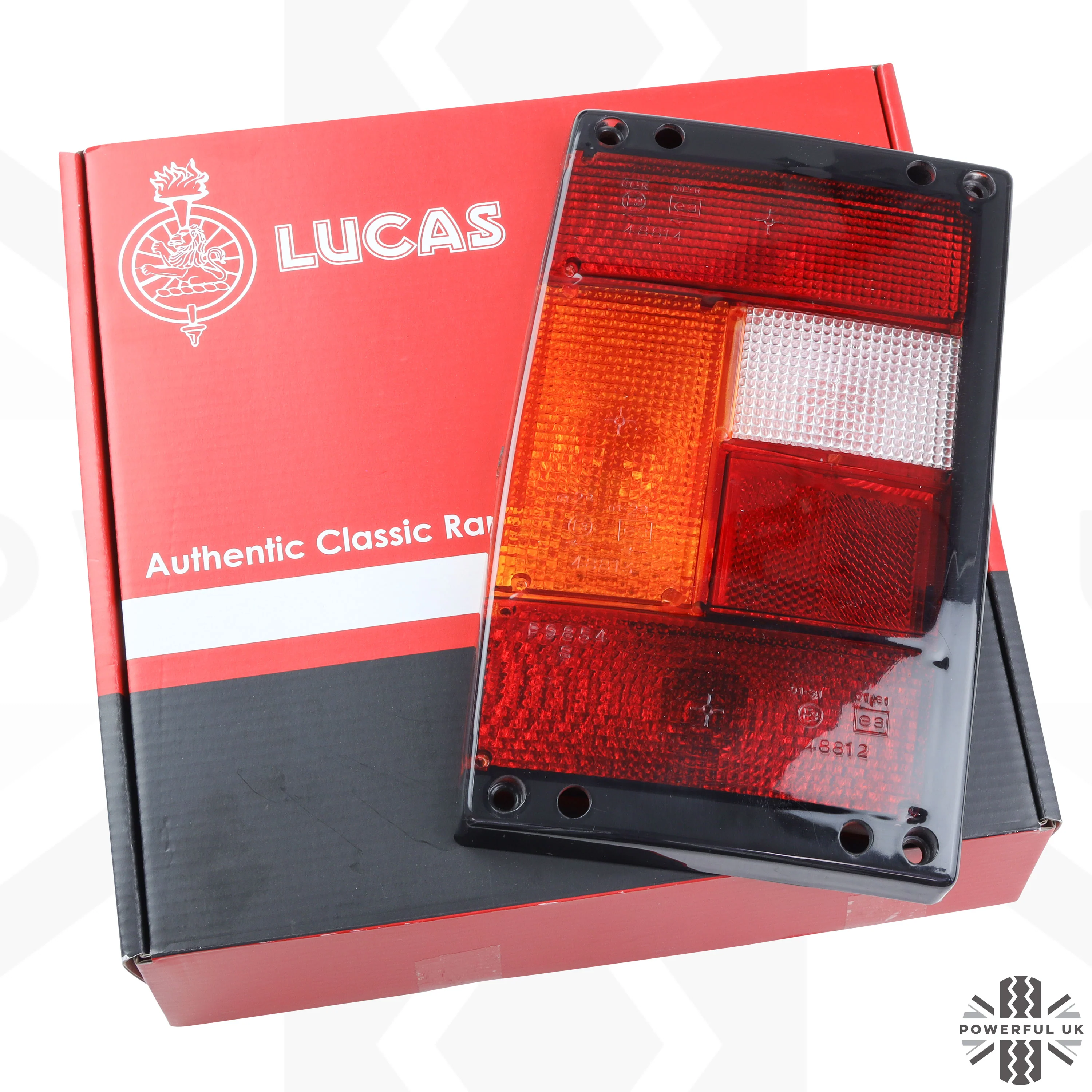 Rear Light Lens for Range Rover Classic - Main Lens - Black Edge - Left Side