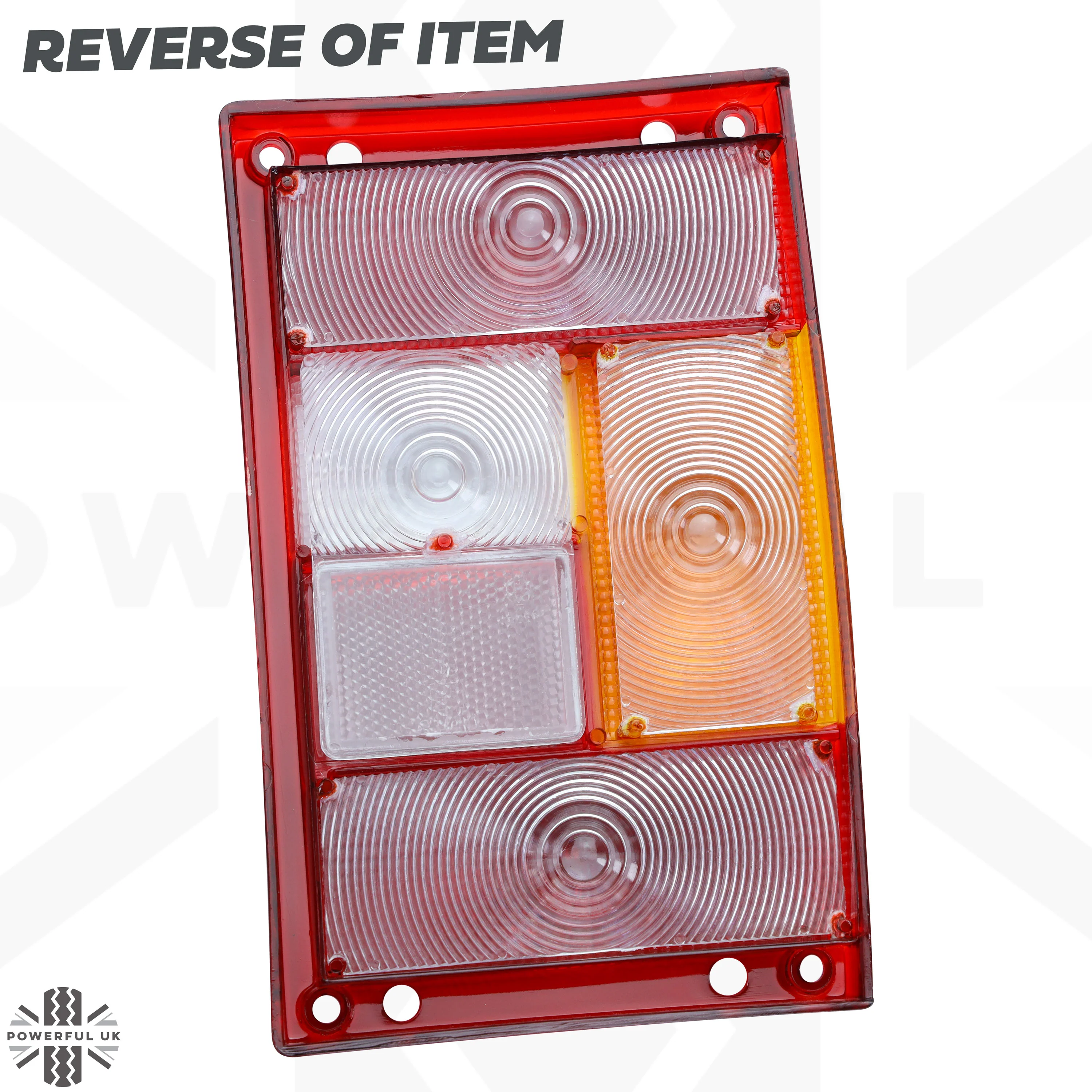 Rear Light Lens for Range Rover Classic - Main Lens - Clear Edge - Left Side - Image 7