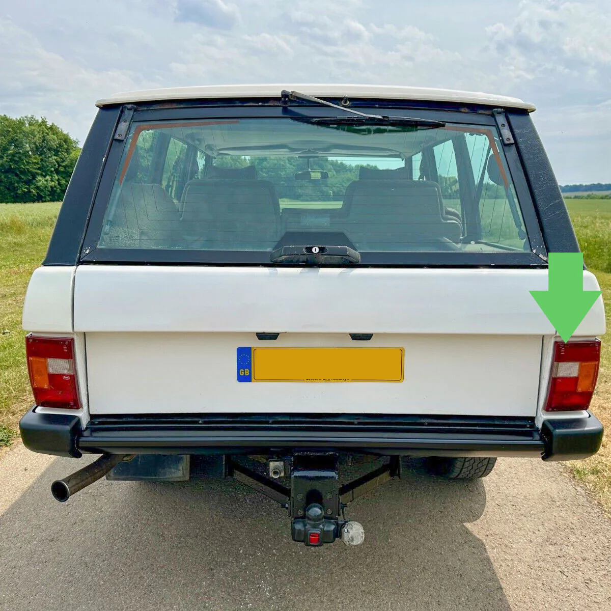 Rear Light Lens for Range Rover Classic - Main Lens - Clear Edge - Right Side - Image 3