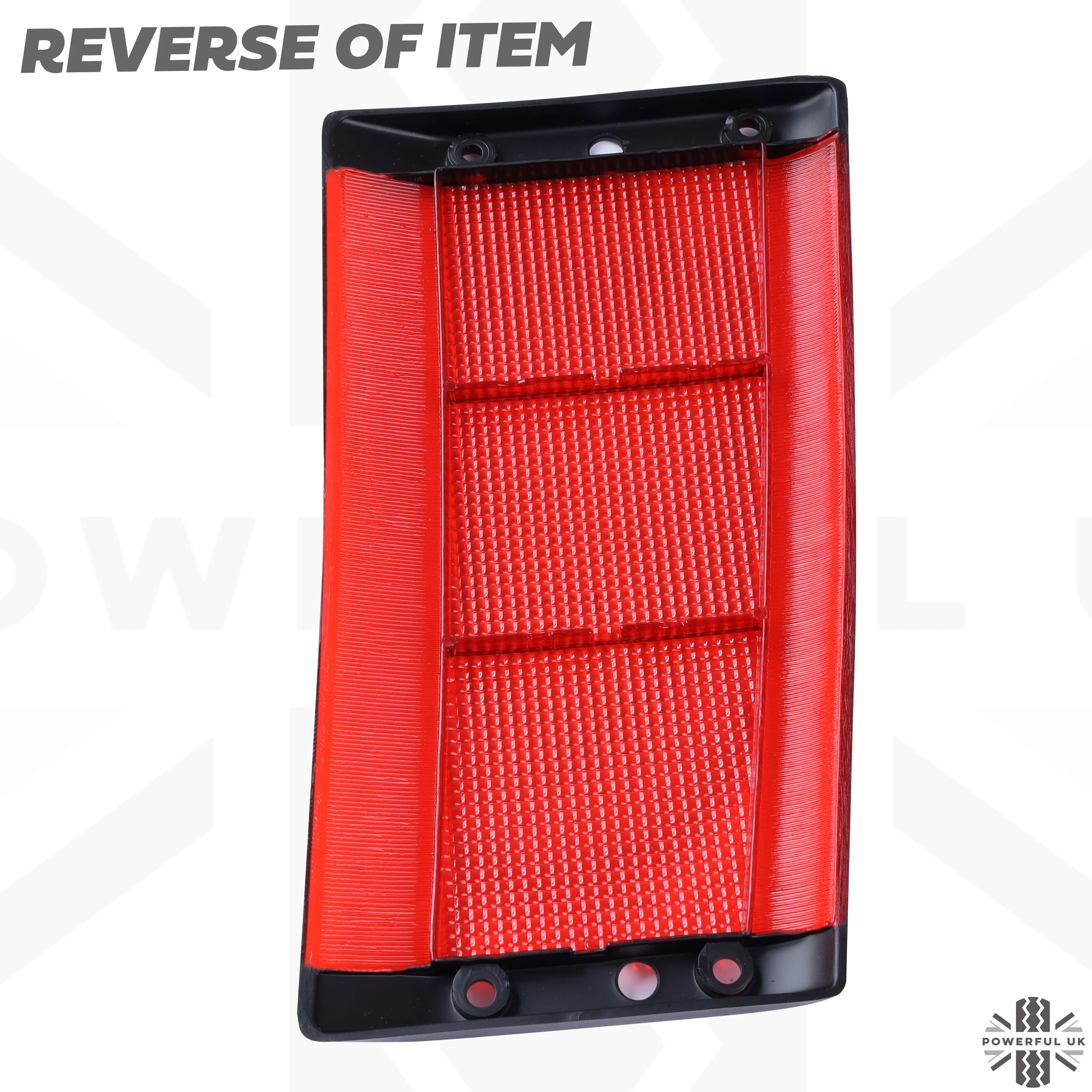 Rear Light Lens for Range Rover Classic - Side Section - Black Edge - Right Side - Image 5