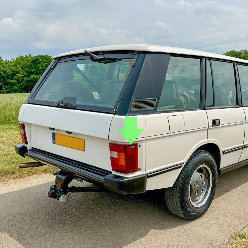 Rear Light Lens for Range Rover Classic - Side Section - Clear Edge - Right Side - Image 2