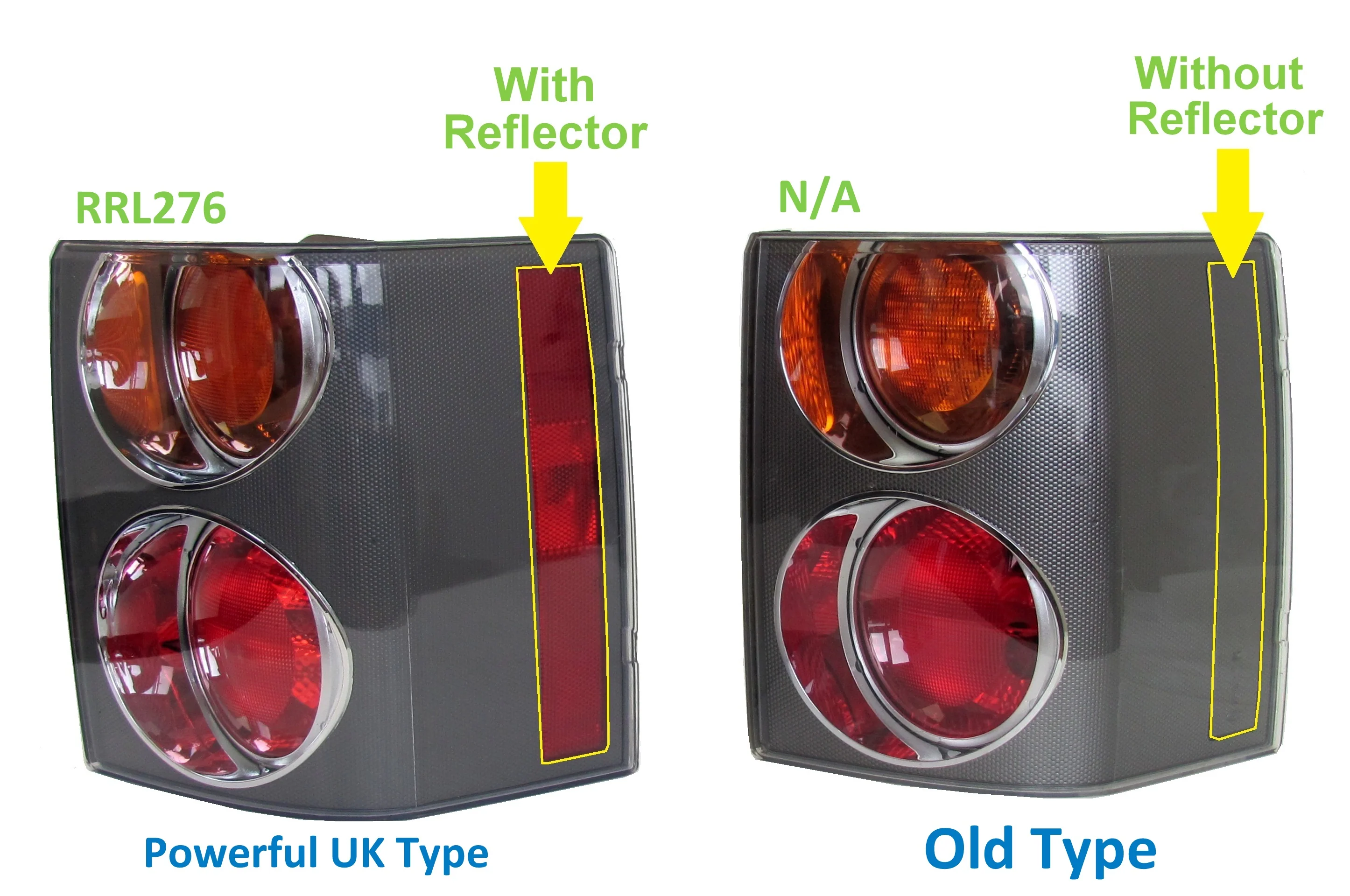 Rear Light Red/Orange for Range Rover L322 2002-05 - PAIR - Image 3
