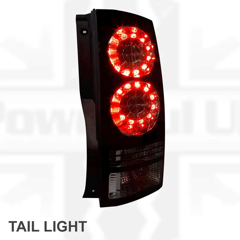 Rear Lights (UK spec) - Black LED - PAIR - for Land Rover Discovery 4 - Image 4