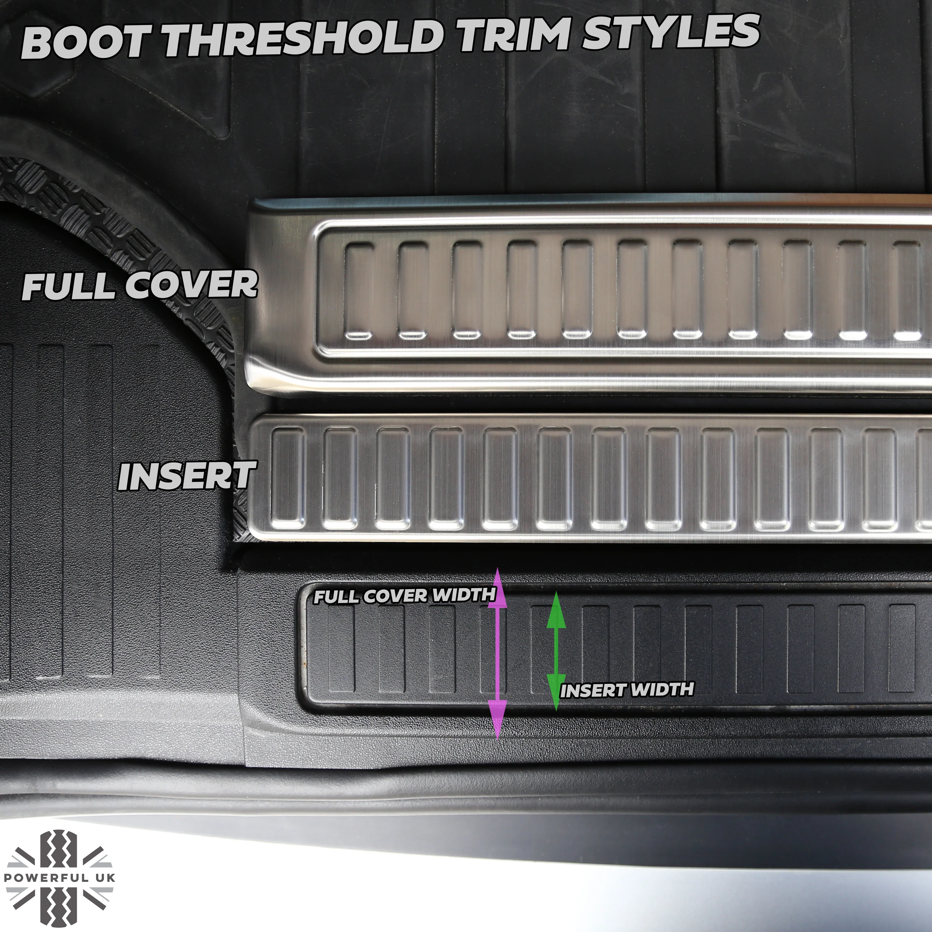 Rear Loadspace Finisher INSERT - Stainless - for Land Rover Defender L663 - Image 8