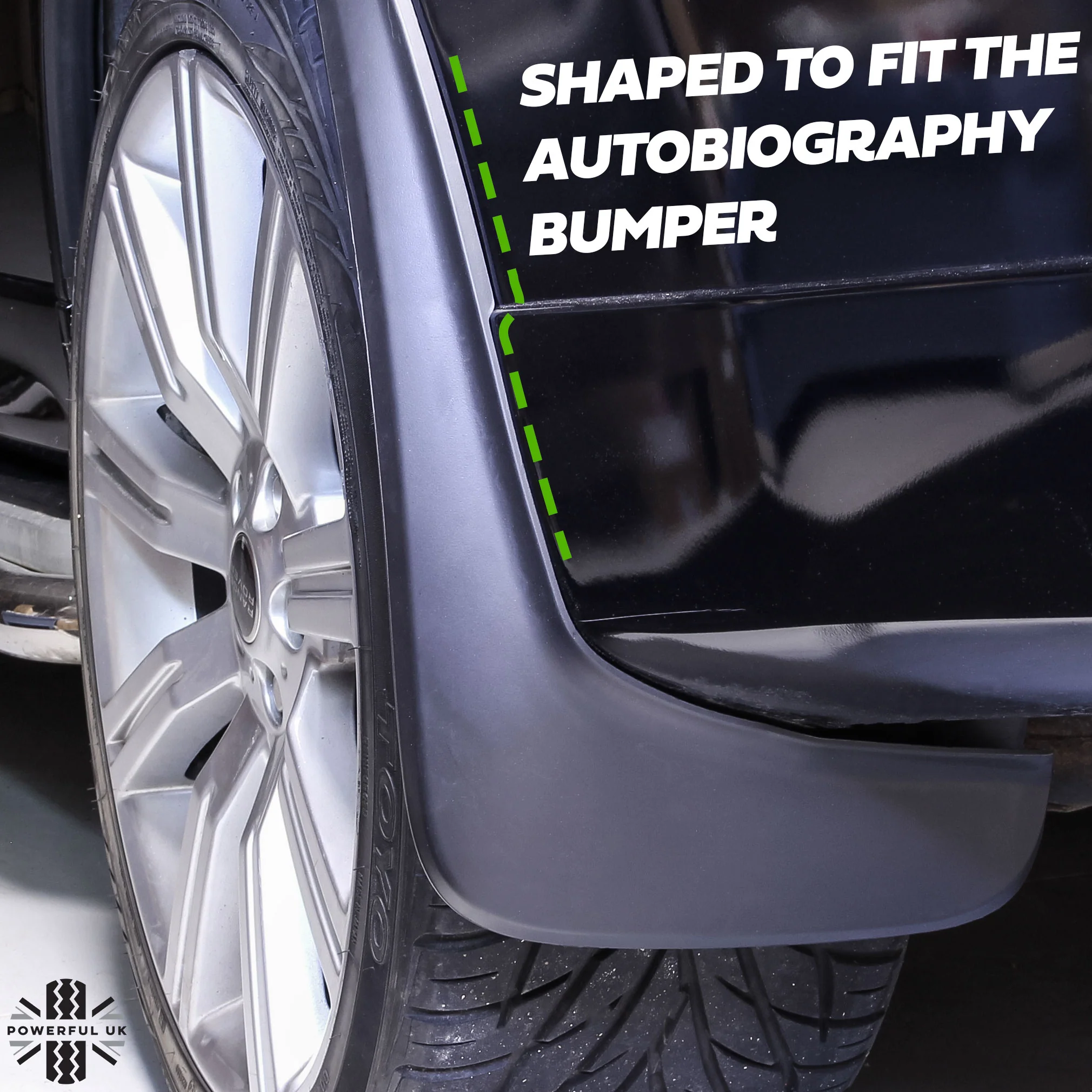 Rear Mudflap Kit for Range Rover Sport 2010 Autobiography Rear Bumper - Aftermarket - Image 3