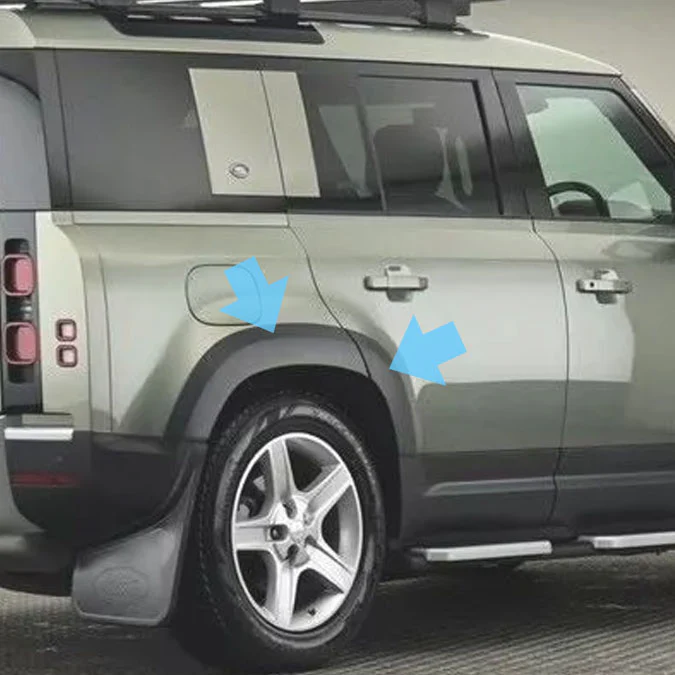 Rear Right Extended Wheel Arch in Textured Plastic for Land Rover Defender L663 (110 model) - Image 2