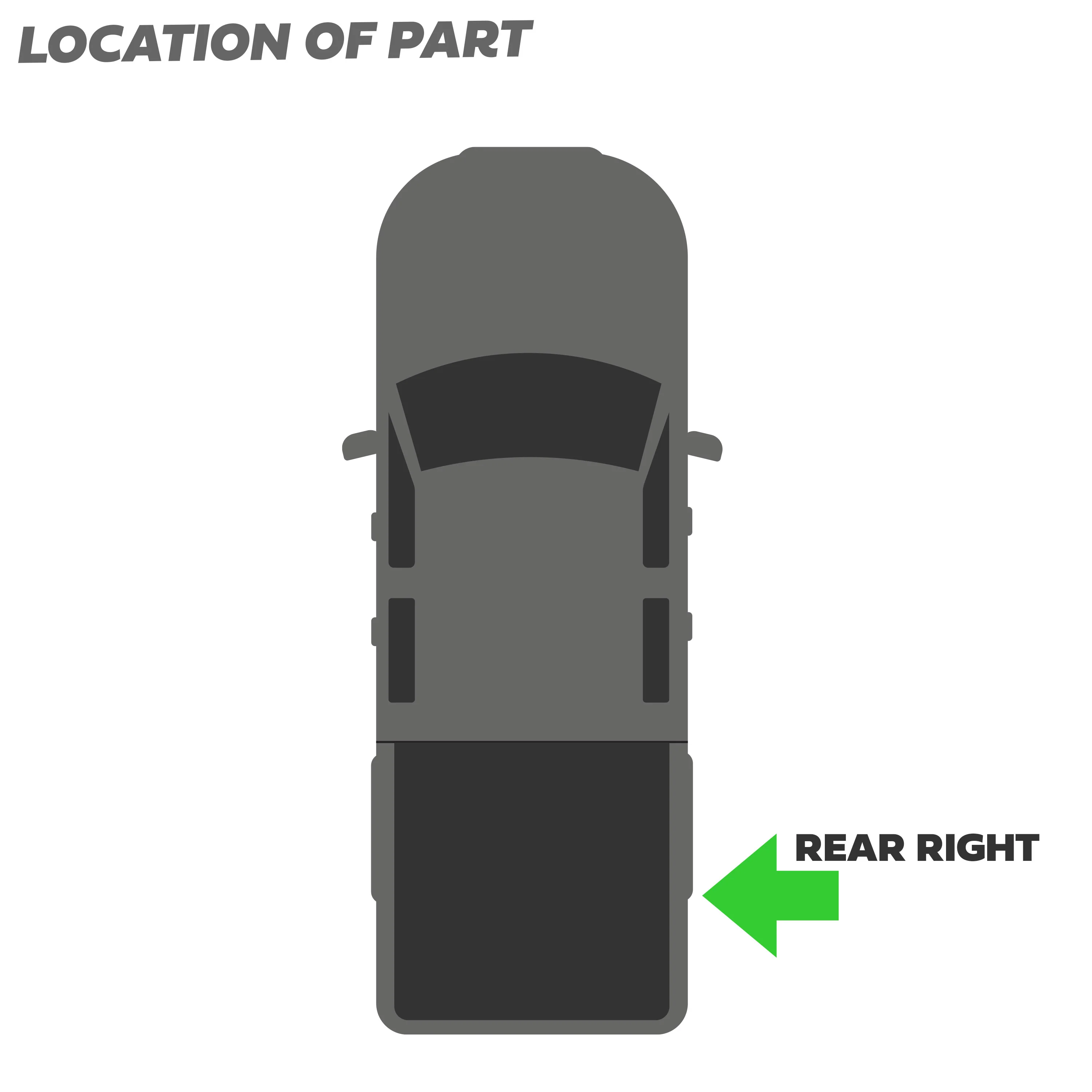 Rear Right Mudflap for Nissan Navara D40 - Image 3
