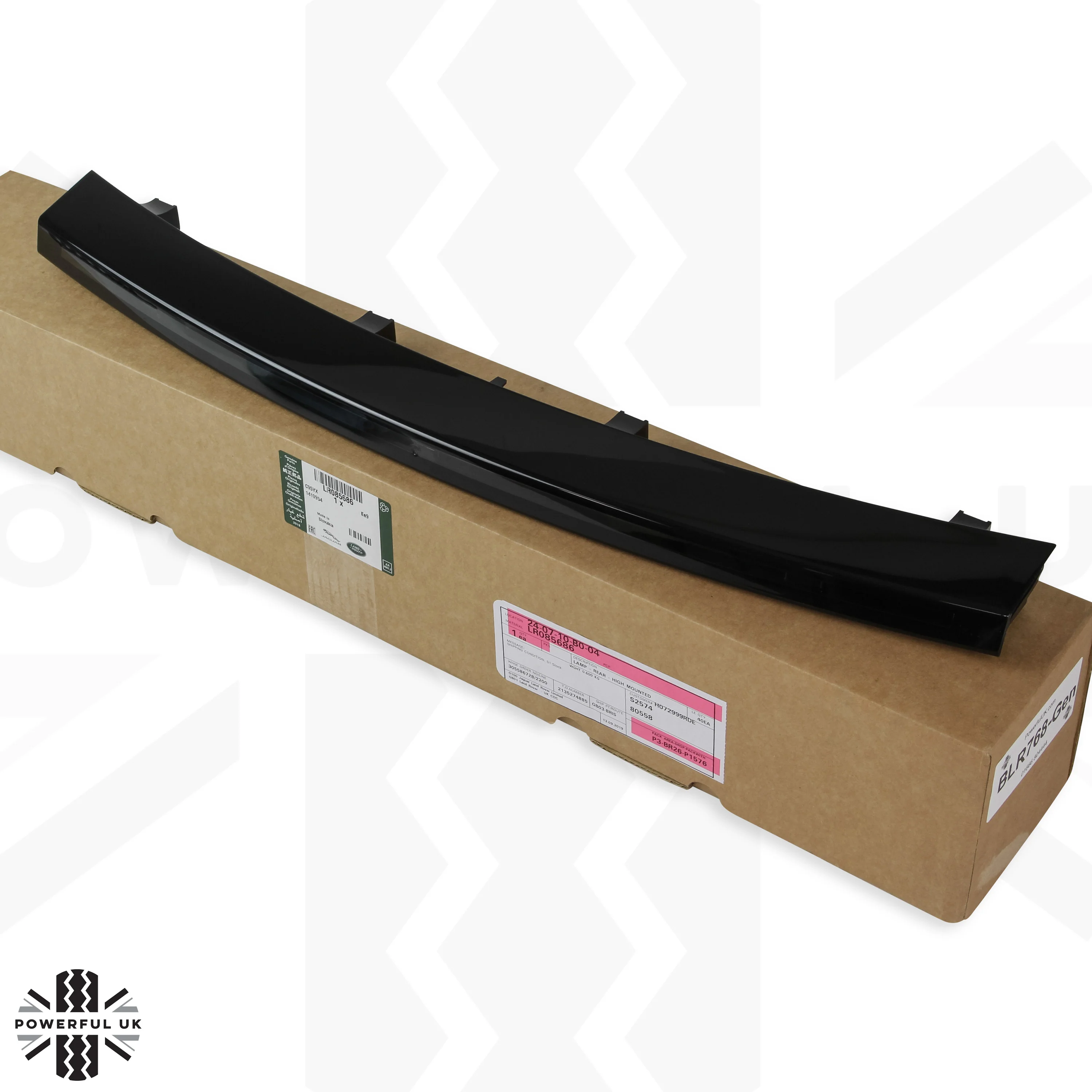 Rear Roof Spoiler LED Brake Light - Genuine - For Range Rover Evoque 2016 - Image 5