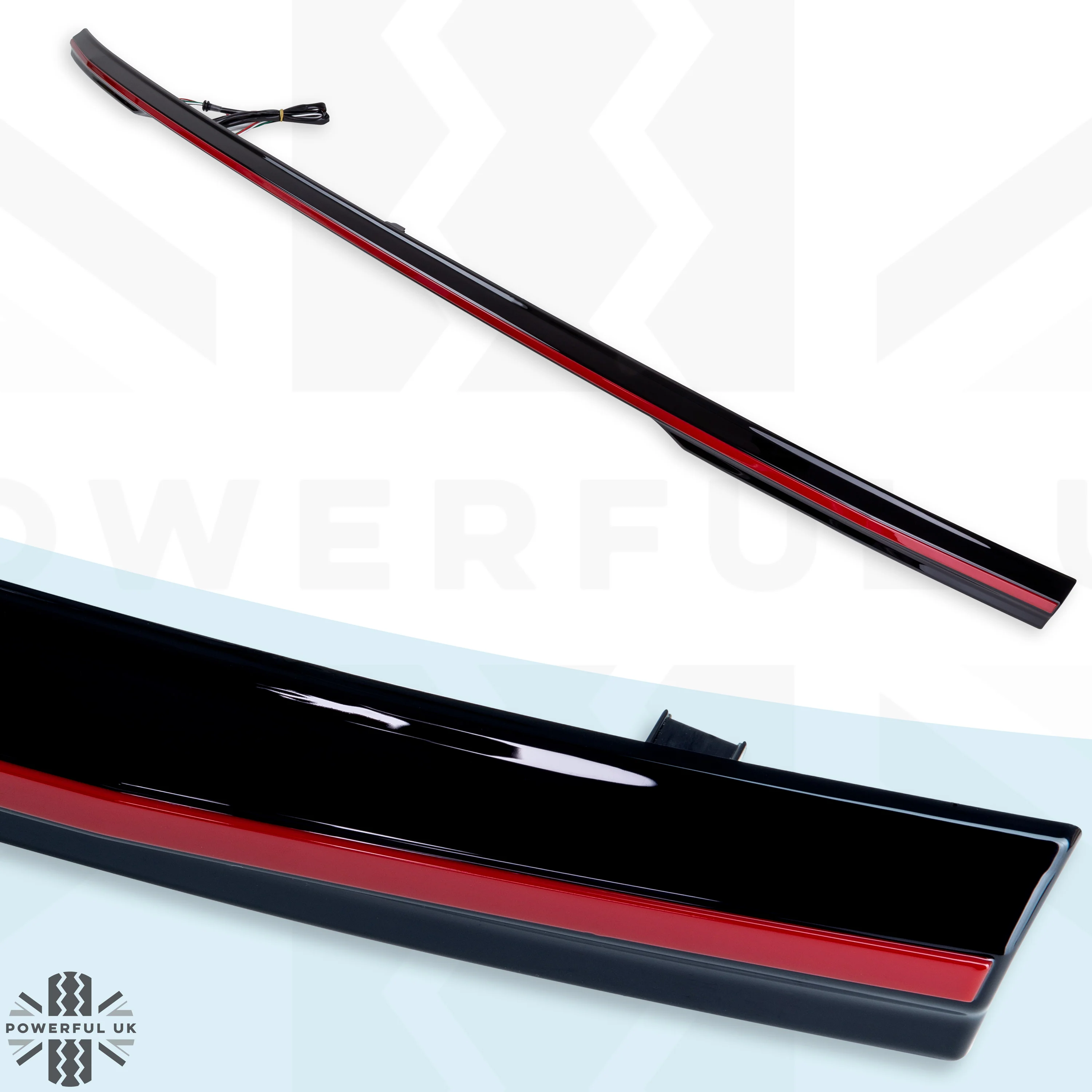 Rear Tailgate LED Lightbar for Range Rover Sport L494 WITH reverse camera - RED Lens - Image 5