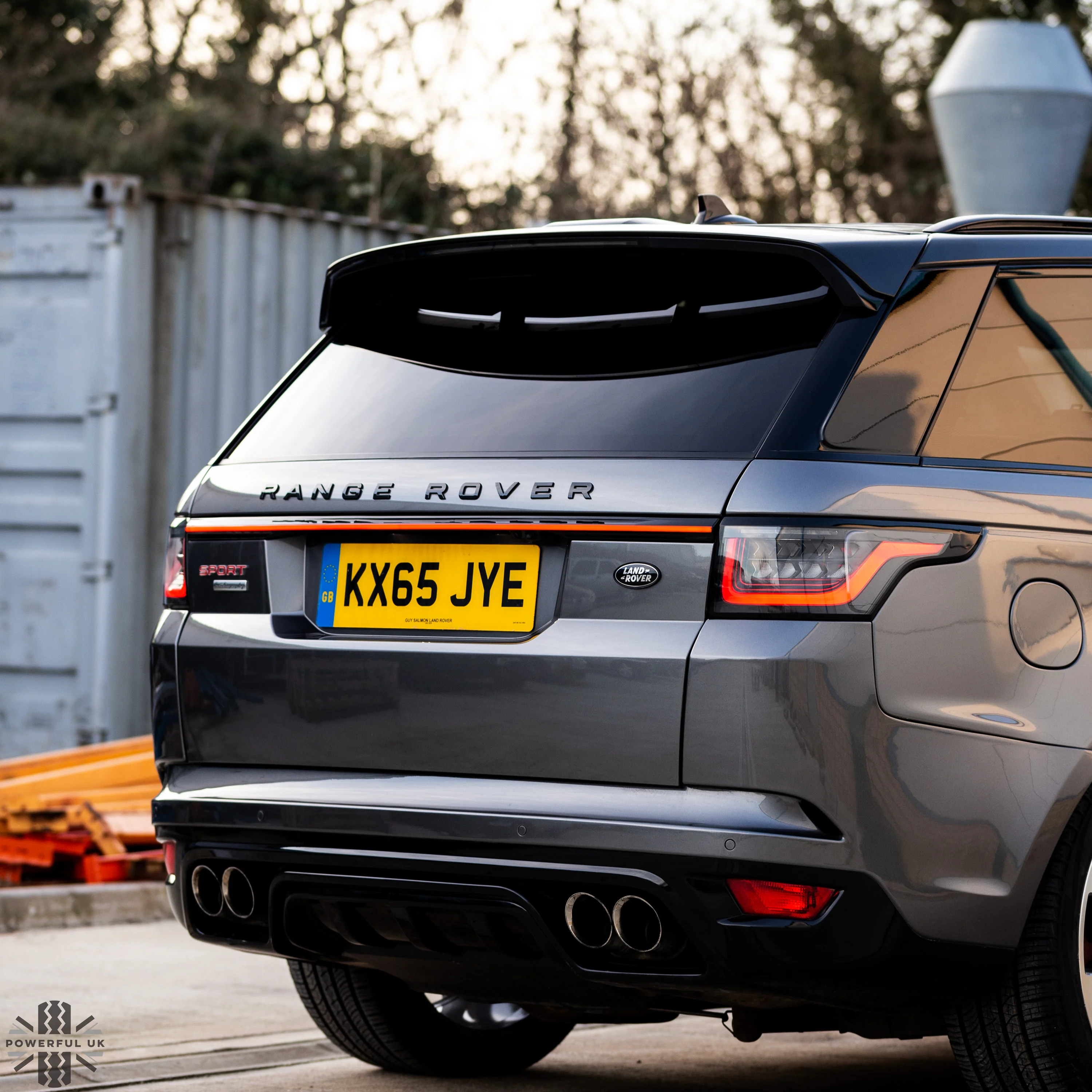 Rear Tailgate LED Lightbar for Range Rover Sport L494 WITH reverse camera - RED Lens - Image 8