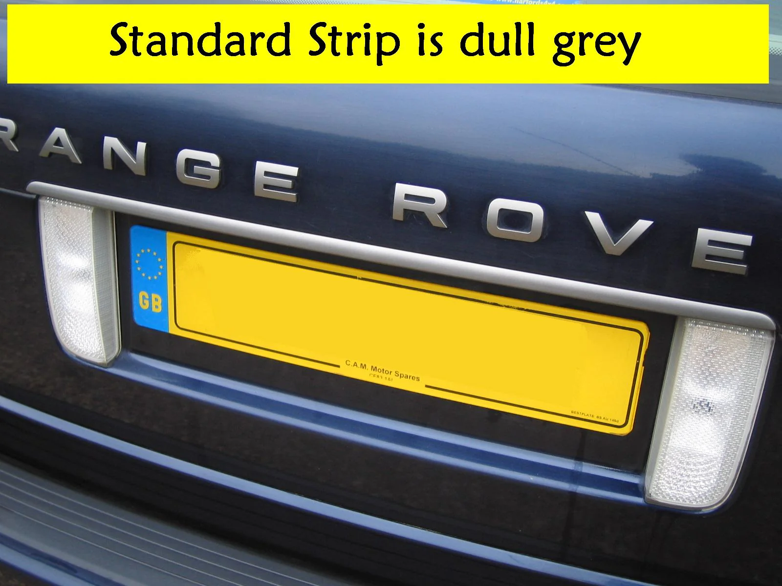 Rear Tailgate Trim Strip - Chrome for Range Rover L322 - Image 6