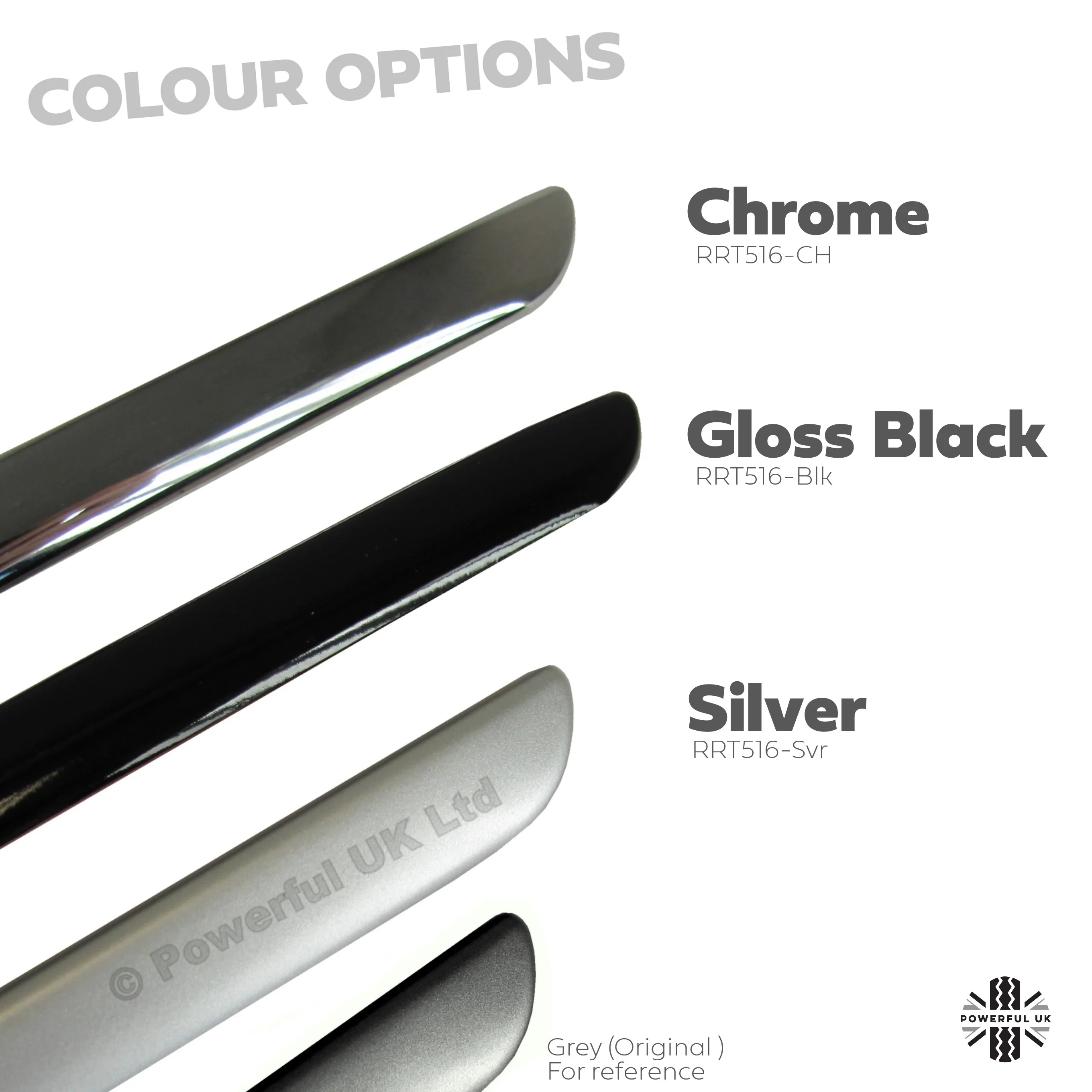 Rear Tailgate Trim Strip - Gloss Black for Range Rover L322 - Image 7