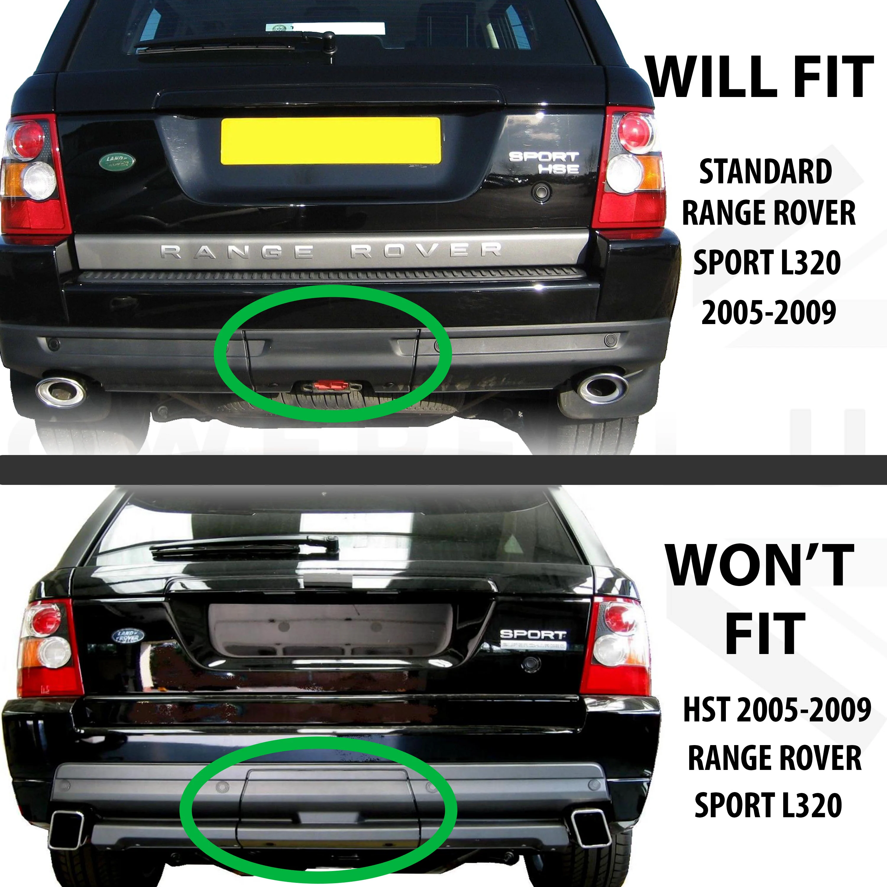 Rear Tow Eye Cover for Range Rover Sport 2005-2009 - Genuine - Image 6