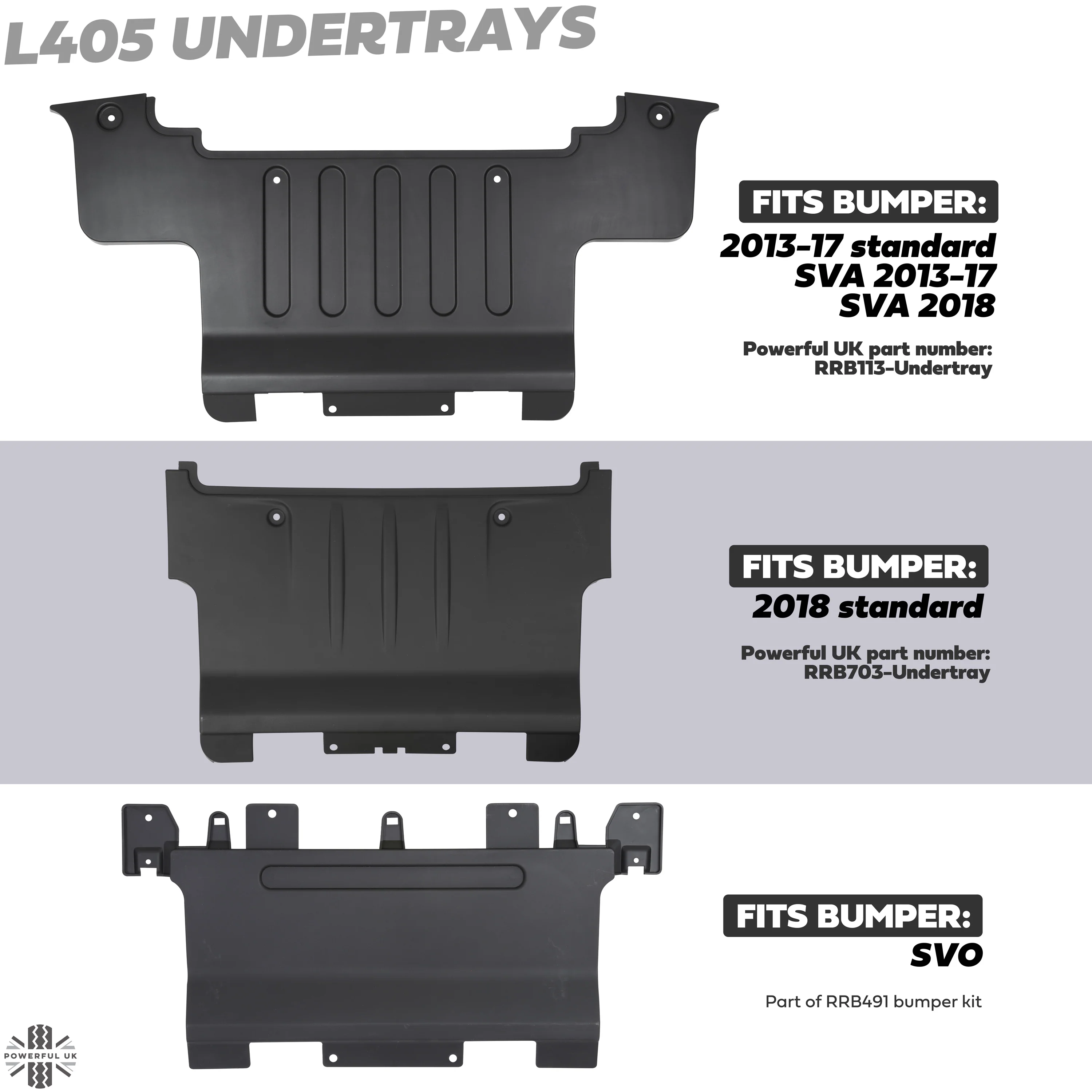 Rear Undertray for Range Rover L405 2018-21 - Genuine - Image 9