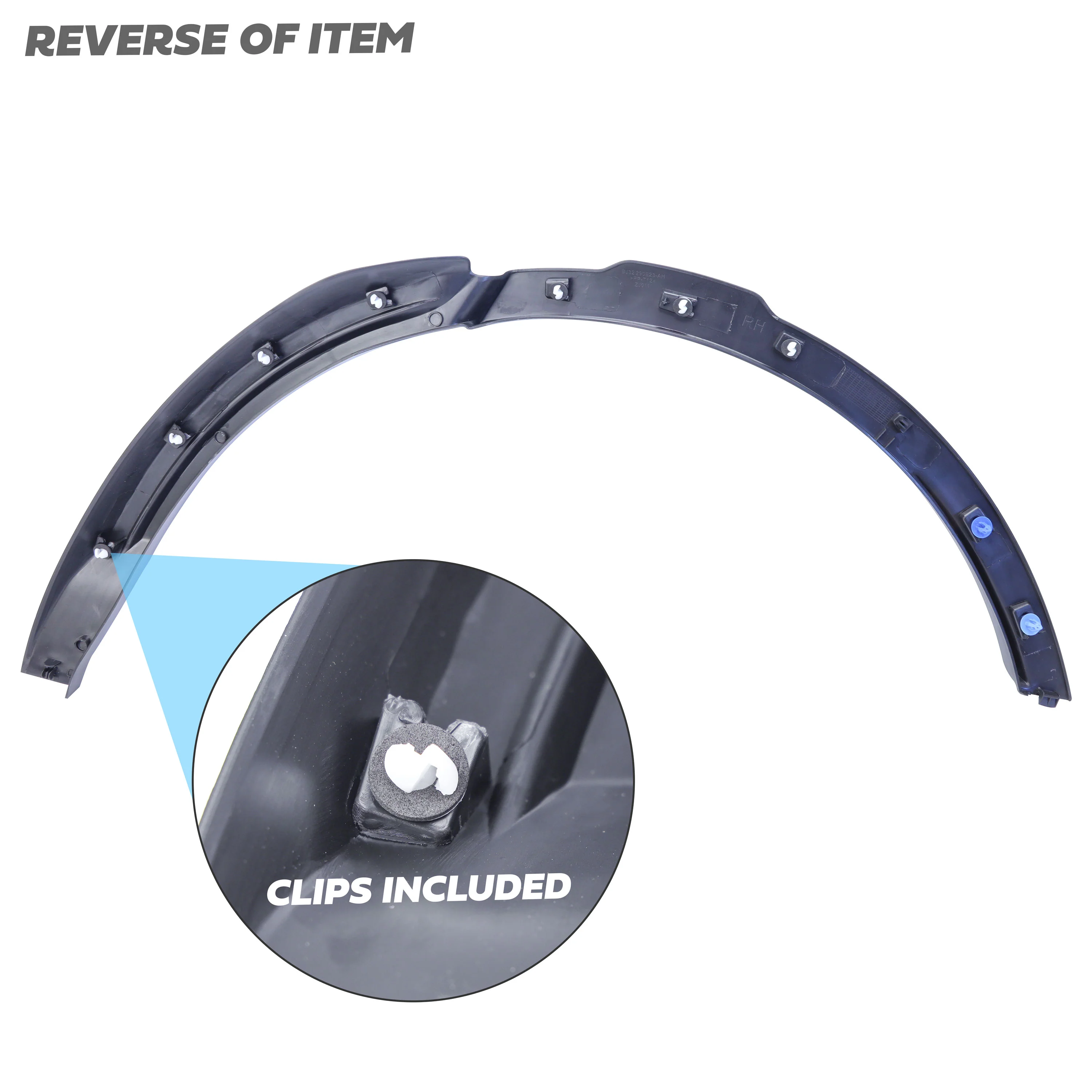 Rear Wheel Arch Trim (Large Section) for Range Rover Evoque 1 (2011-18) - RIGHT - Image 7
