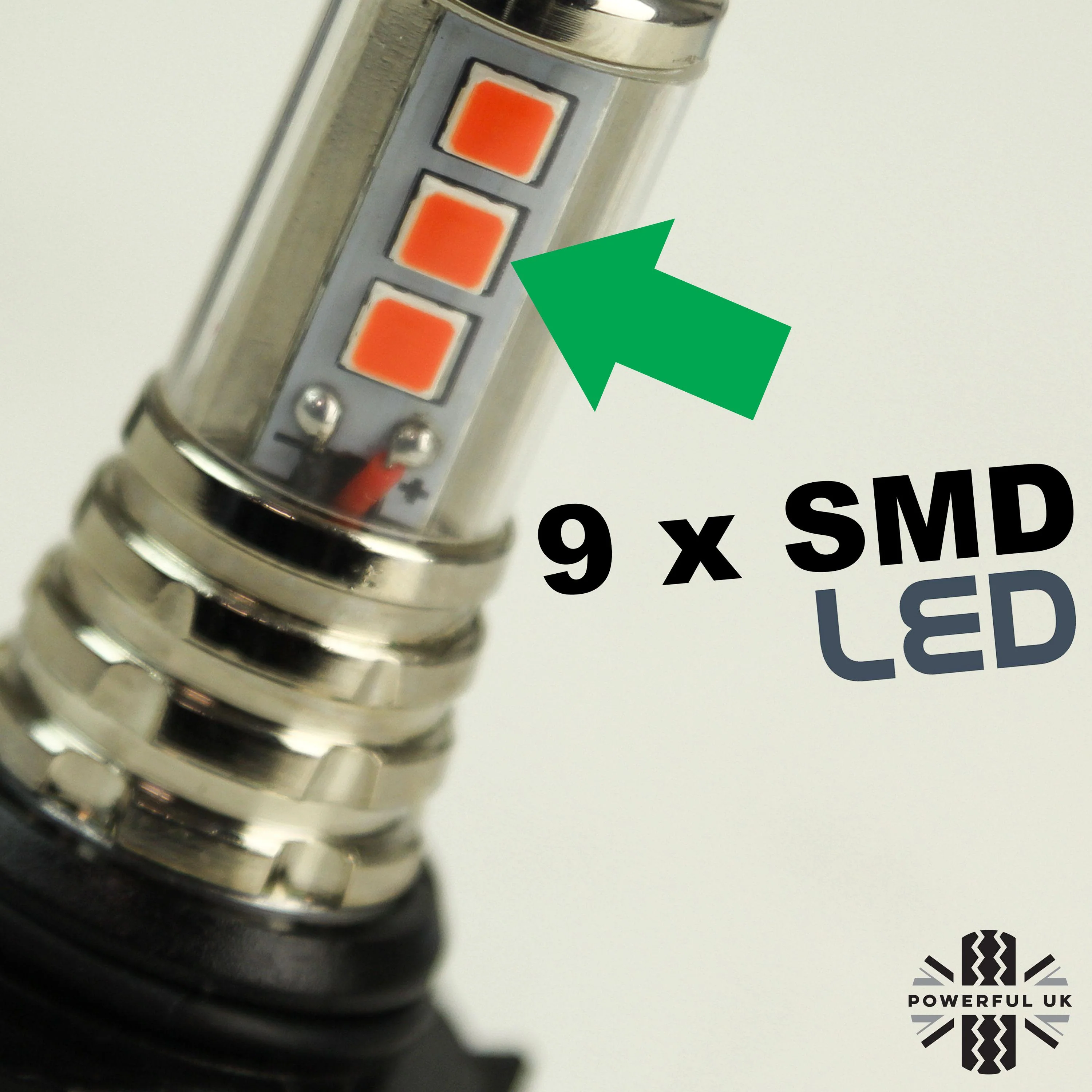 Red LED Bulb (PS19W) for Rear Fog Lamps - PAIR - Image 4