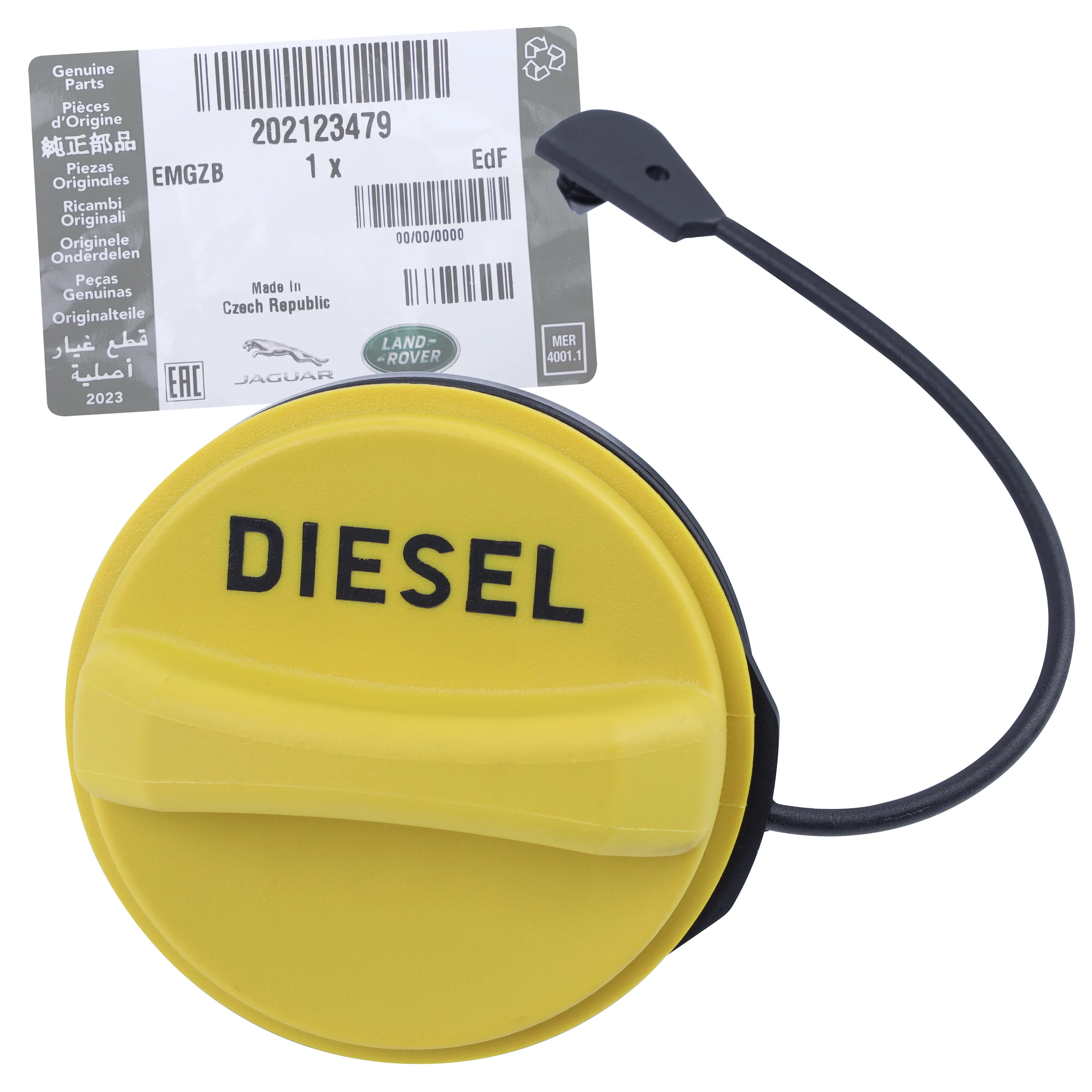 Replacement Filler Cap - Genuine - Diesel - for Jaguar XJ/S Type/X Type