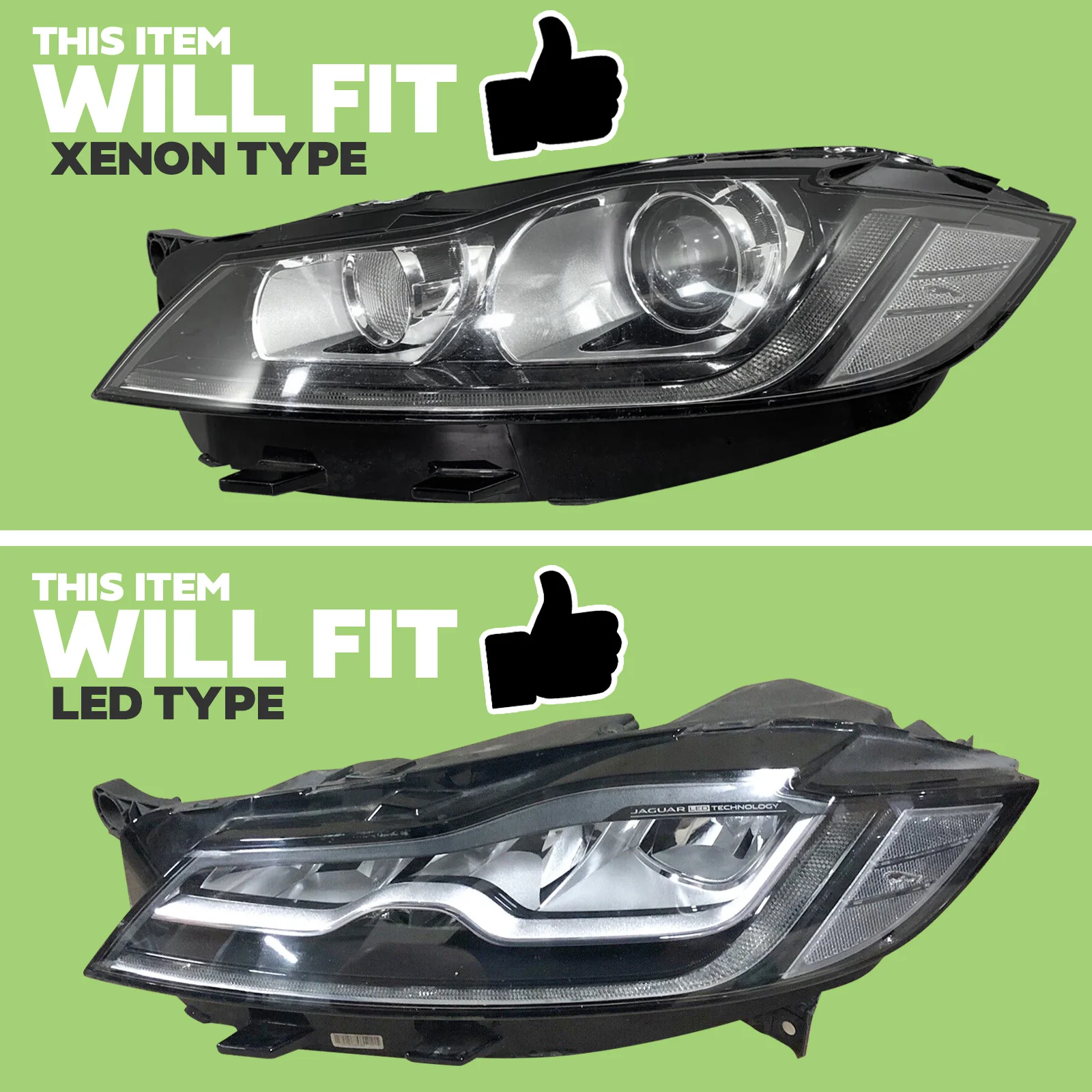 Replacement Headlight Lens for Jaguar XF 2016-20 - RH - Image 6